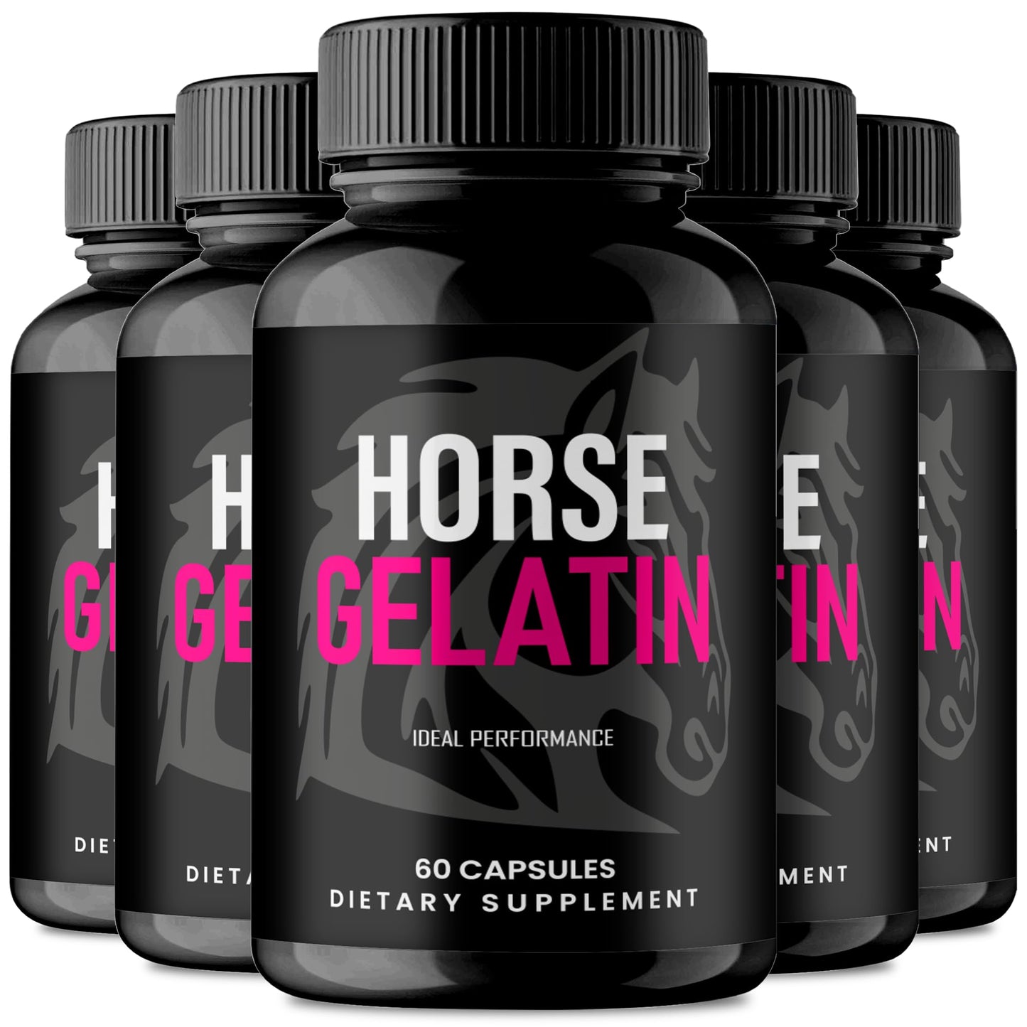 IDEAL PERFORMANCE Horse Gelatin Capsules, 300 Capsules