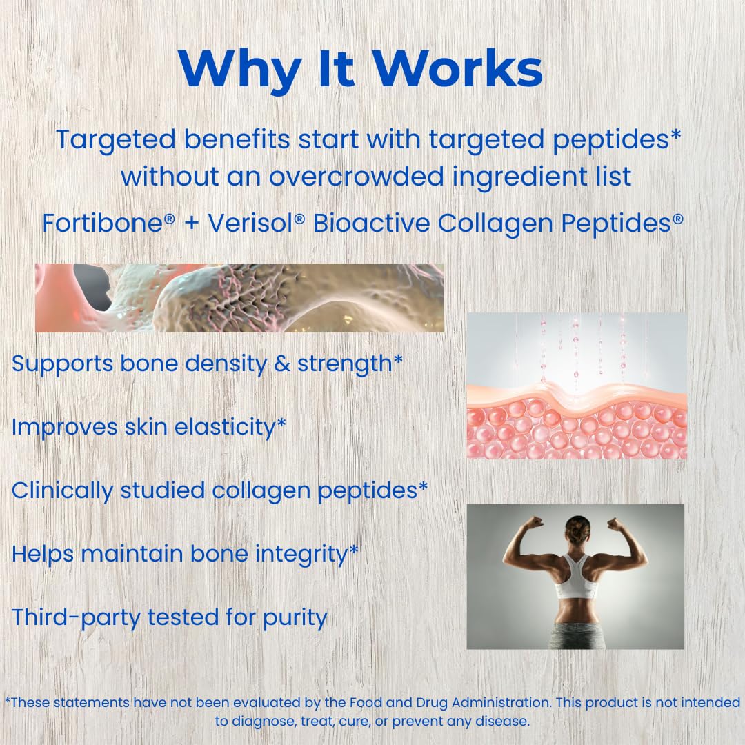 Beach Sandy Beauty and Bones Collagen Peptides for Women Powder, 30
