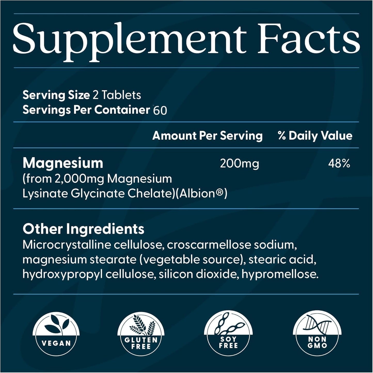 Doctor's Best High Absorption Magnesium Glycinate Lysinate Supplement Tablets 120