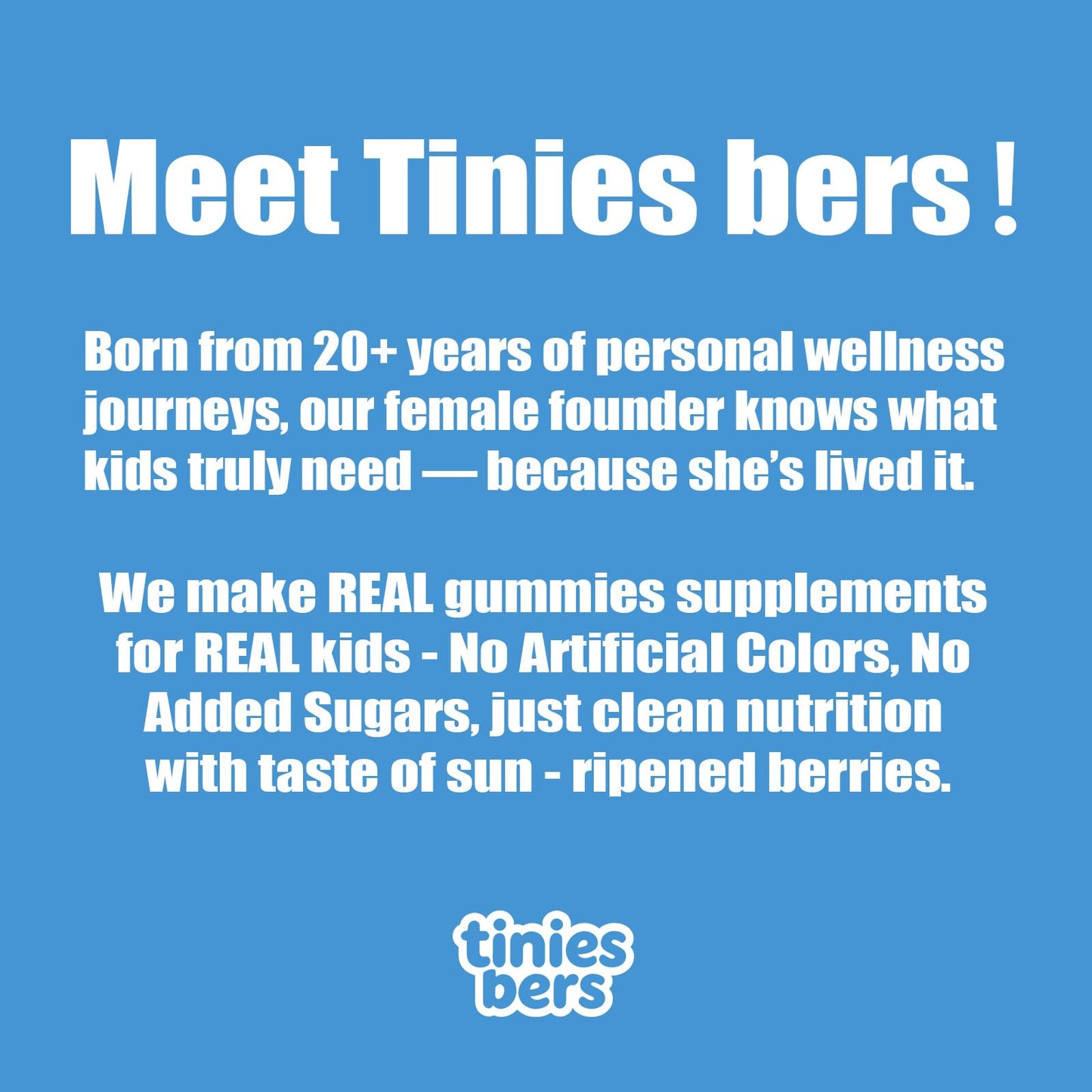Tinies bers Saffron Gummies for Kids with Multivitamins and Methyl Vitamin B12, 60 Count
