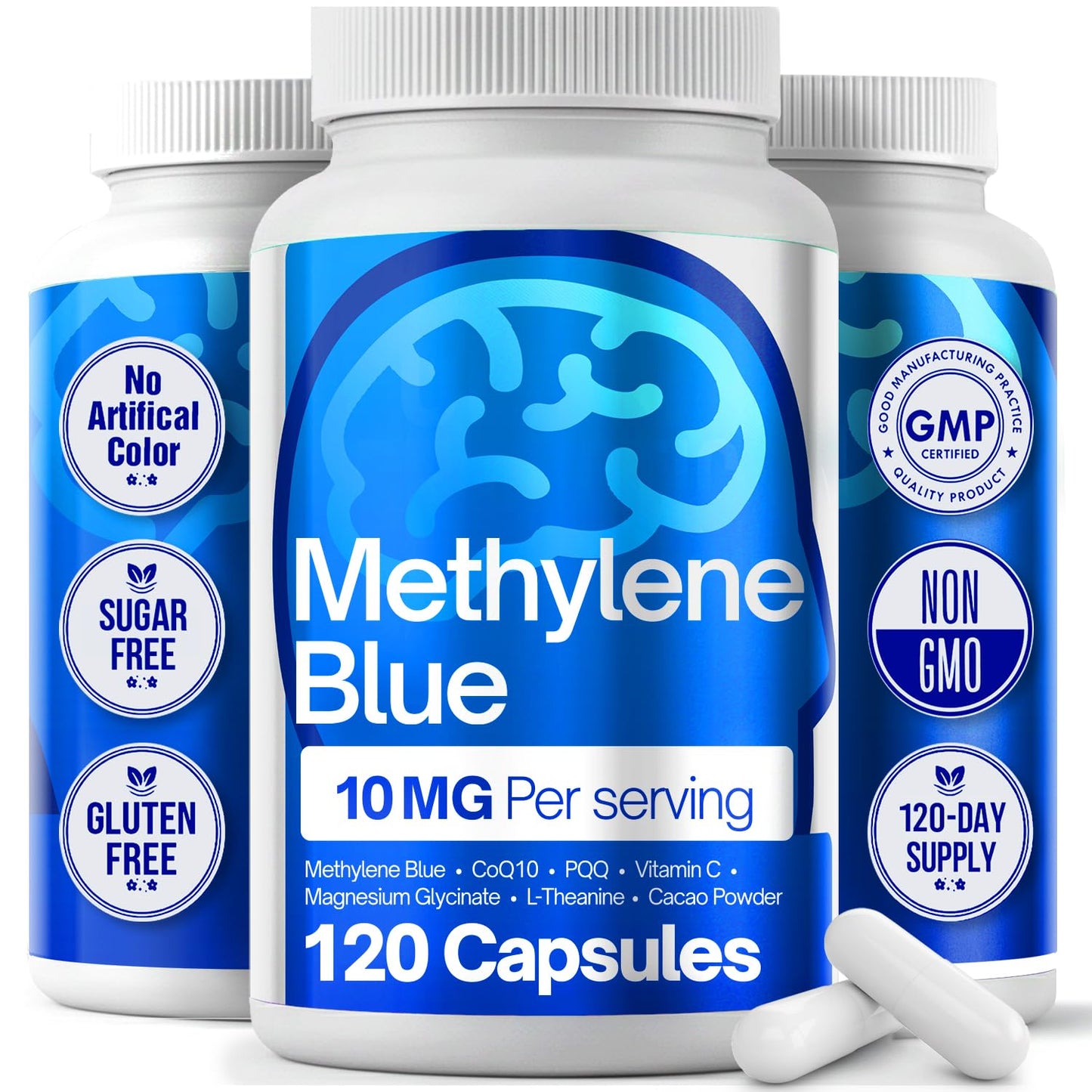 FitVitality Methylene Blue Capsules 120 Count