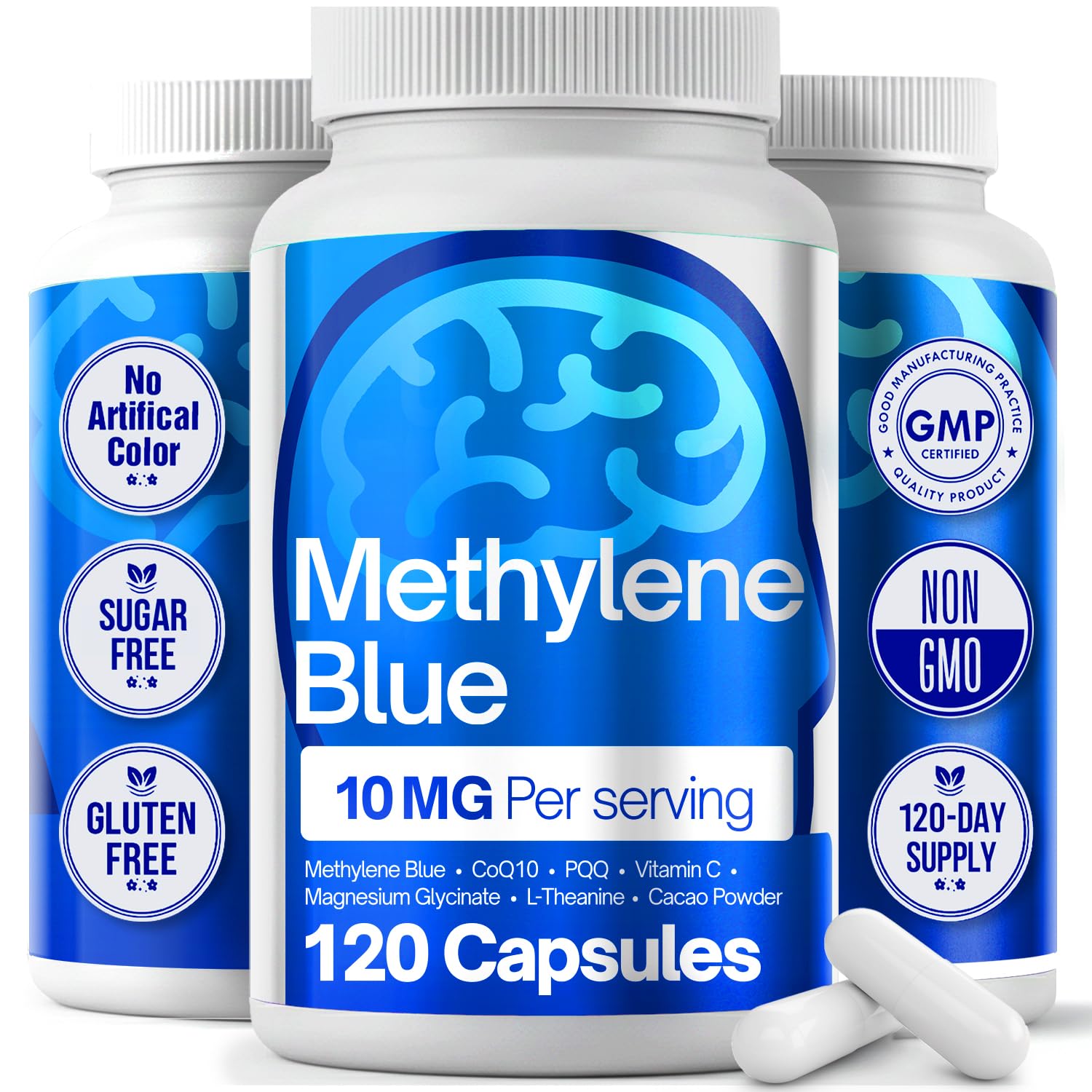 FitVitality Methylene Blue Capsules 120 Count