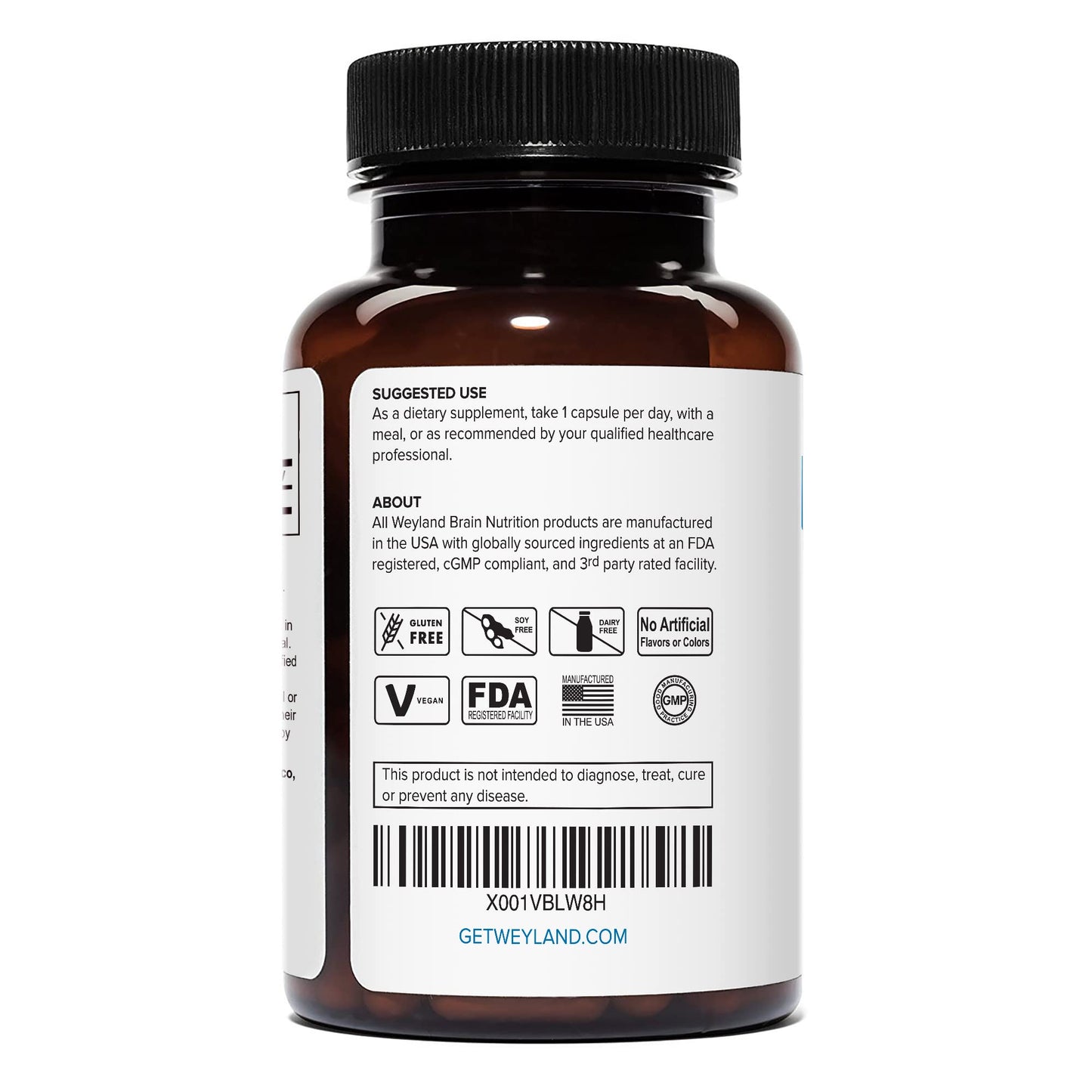 Weyland Brain Nutrition Lithium Orotate 60 Capsules