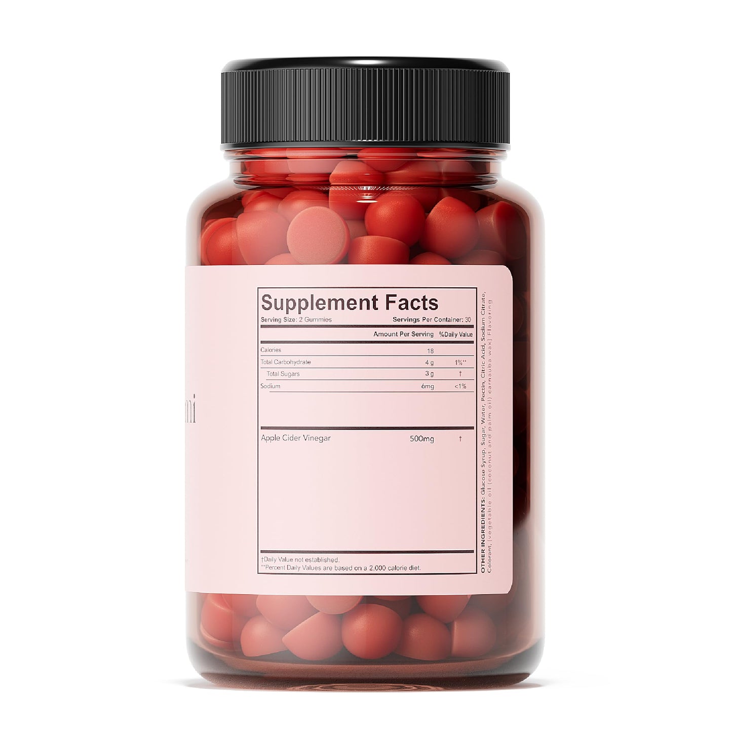 heyremi Sugar-Free Apple Cider Vinegar Gummies, 60 Gummies