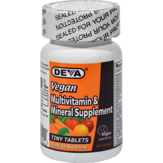 DEVA Vegan Multivitamin and Mineral Supplement Tablets, 90 Tablets