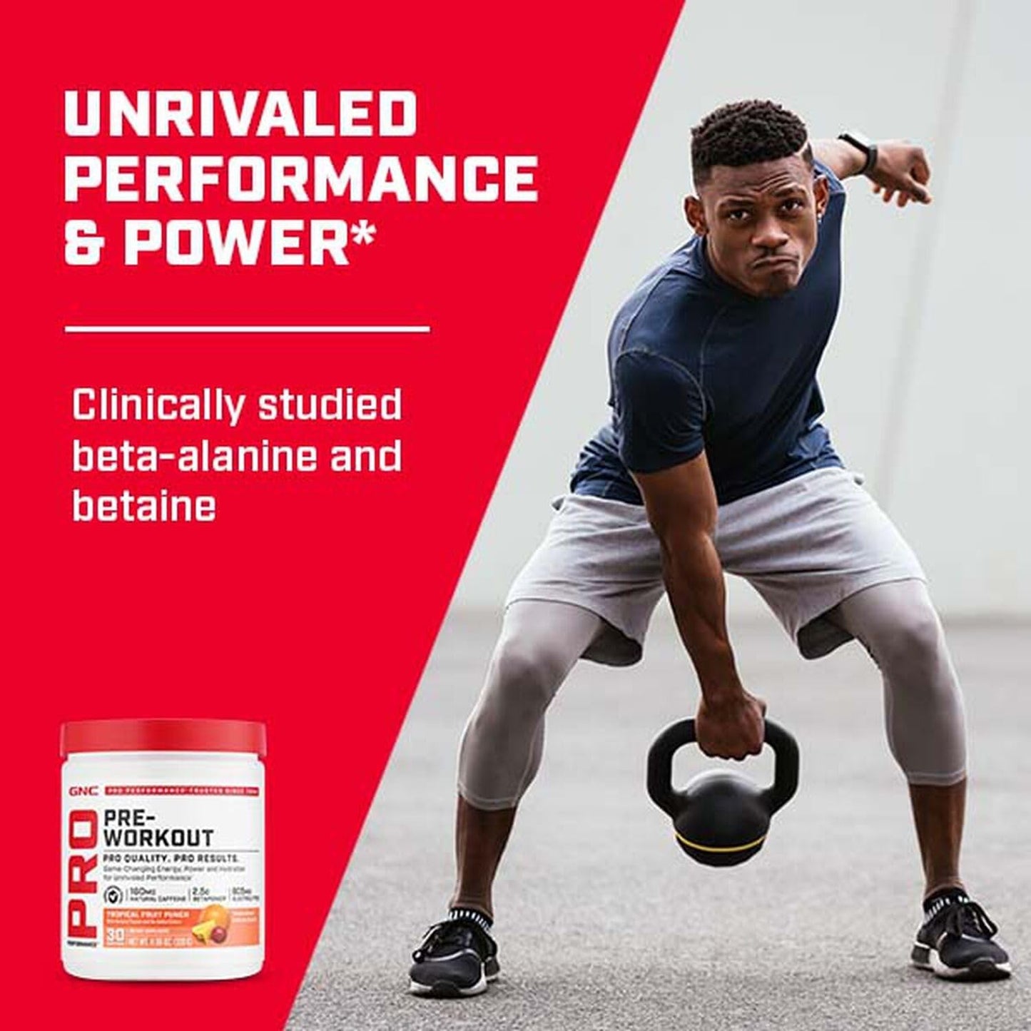 GNC Pro Performance Pre Workout Powder 11.96 Ounce