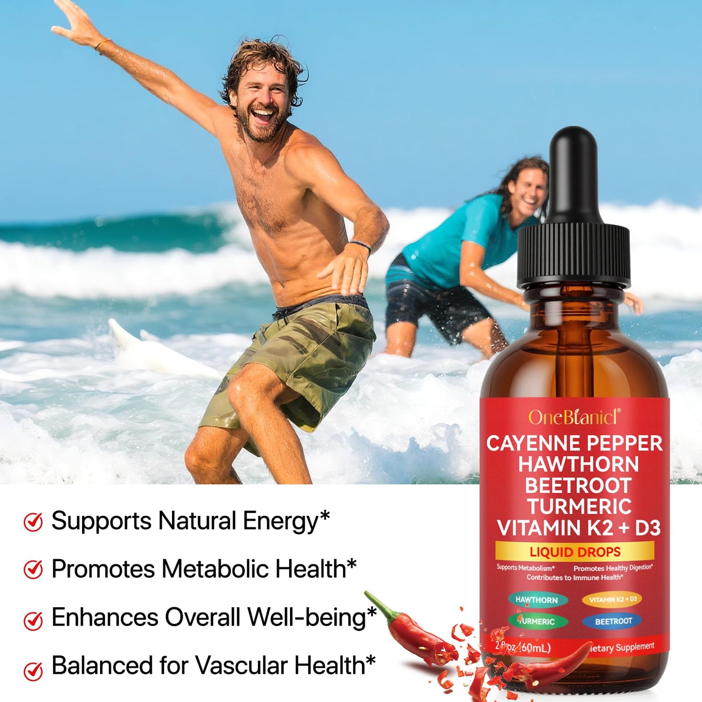 ZIXAOK Cayenne Pepper Supplement Caplet, 1 Caplet