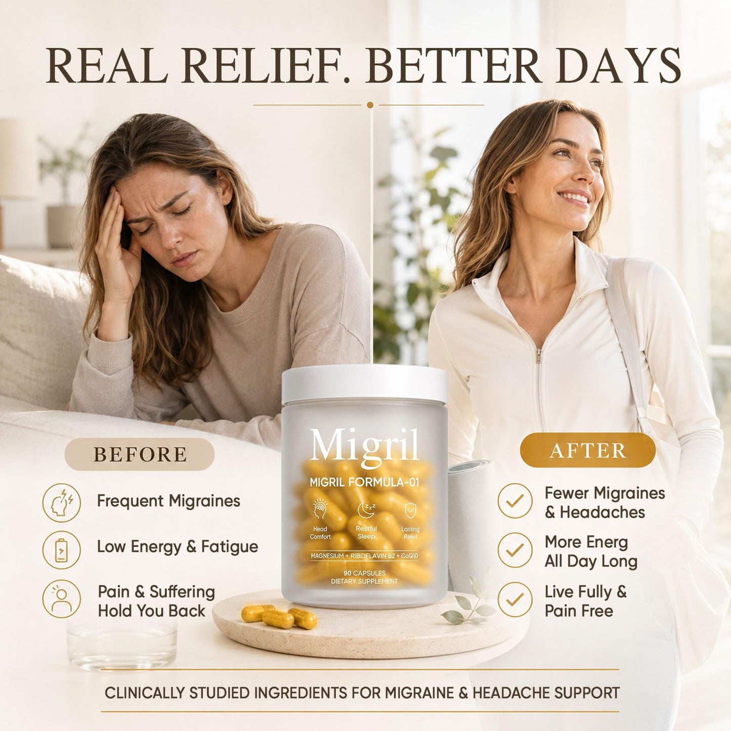 Migril Magnesium Capsules 90 Capsules