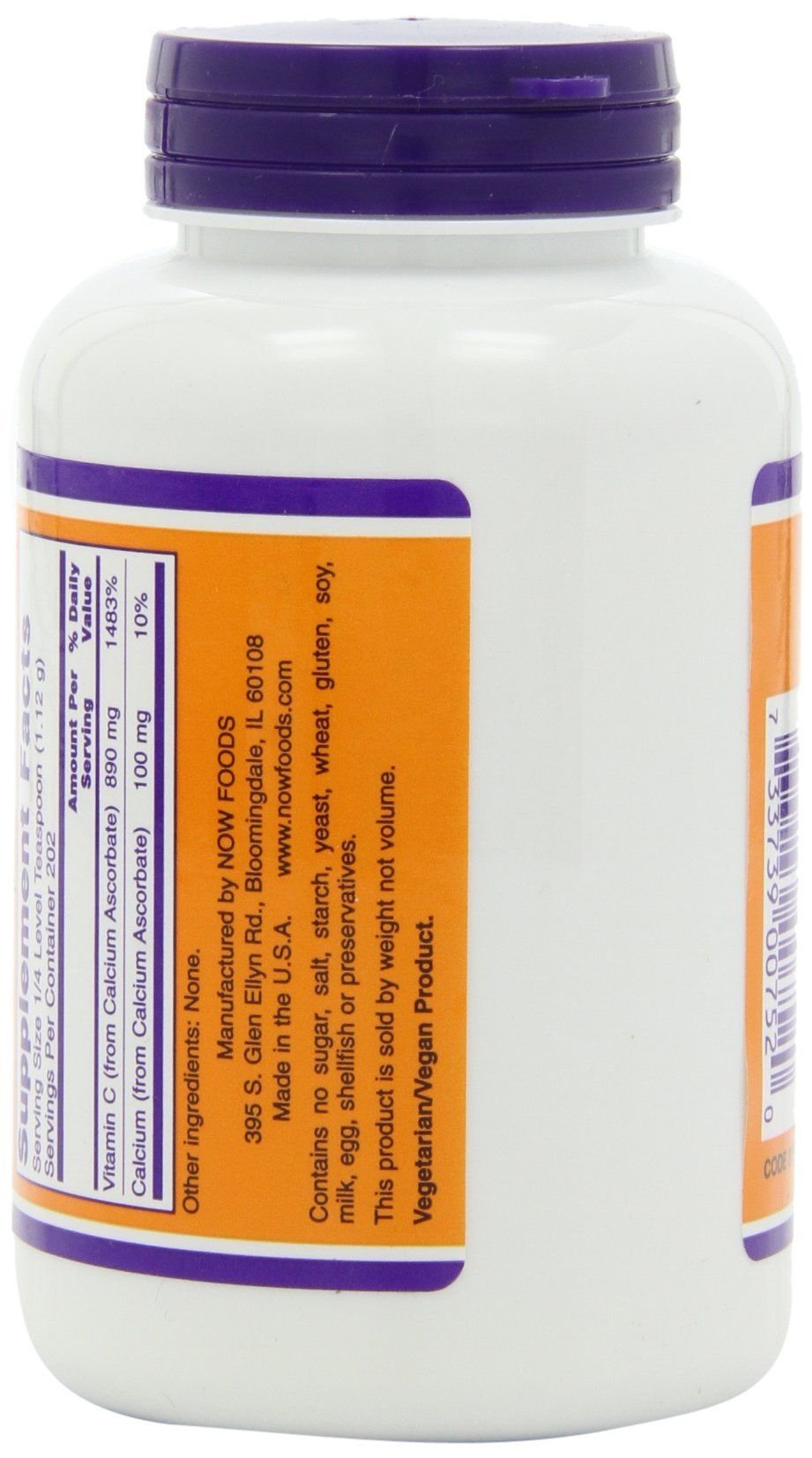 NOW Foods Calcium Ascorbate Powder Capsule 1 Count