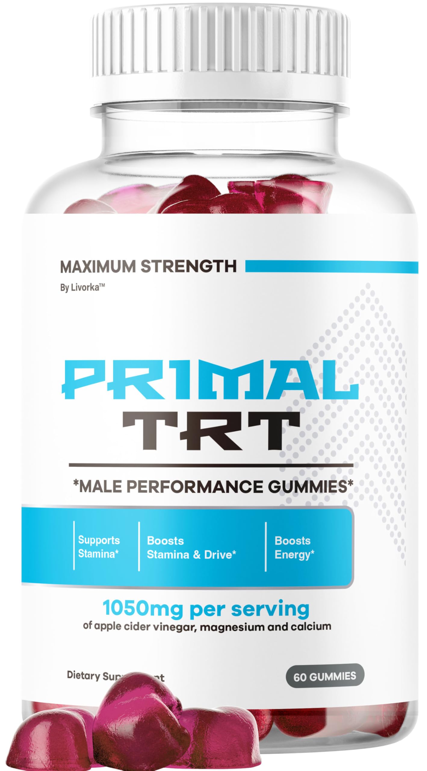 LIVORKA Primal TRT Gummies 60 Count