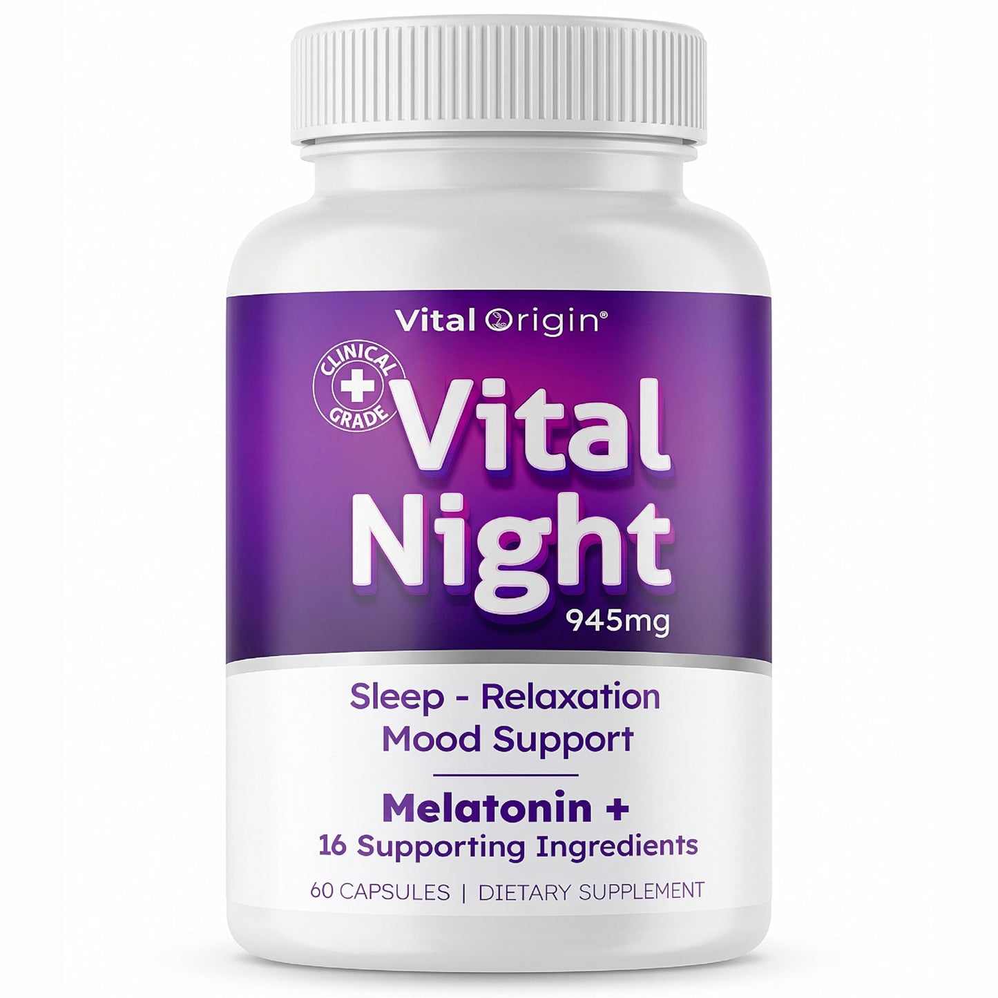 VITAL ORIGIN Vital Night Capsule, 60 Count