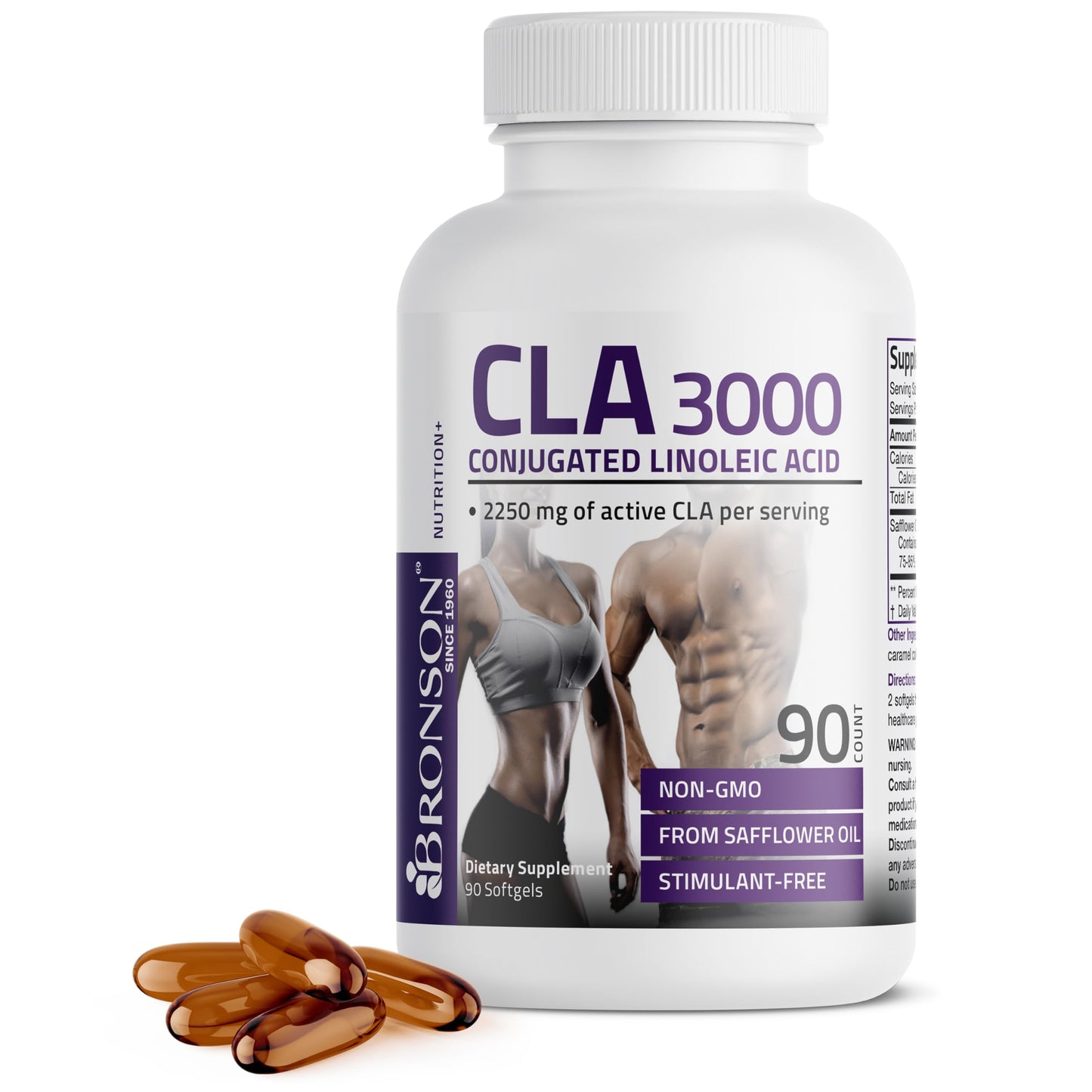 Bronson CLA 3000 Softgels, 90 Count