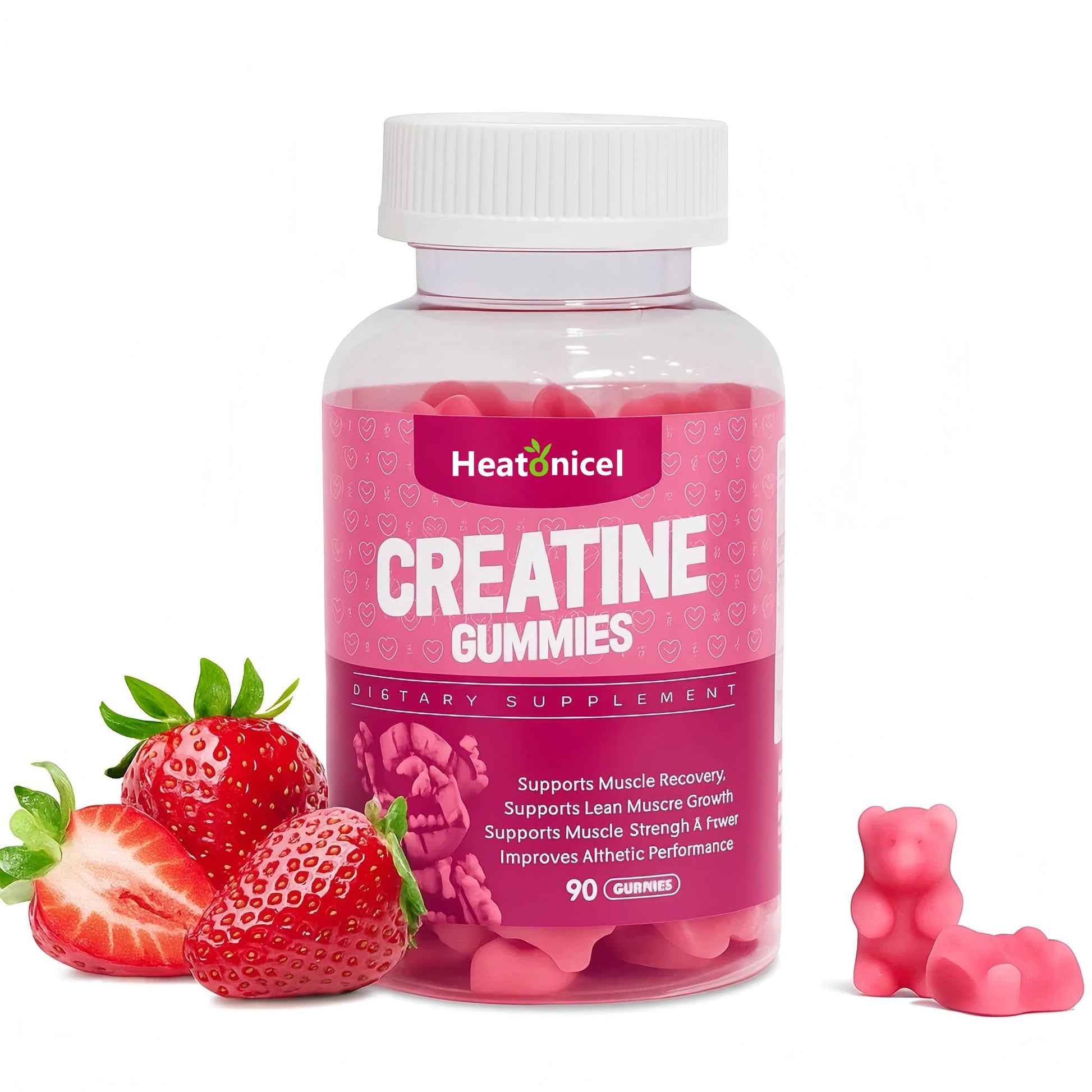 Heatonicel Creatine Monohydrate Gummies 90 Count