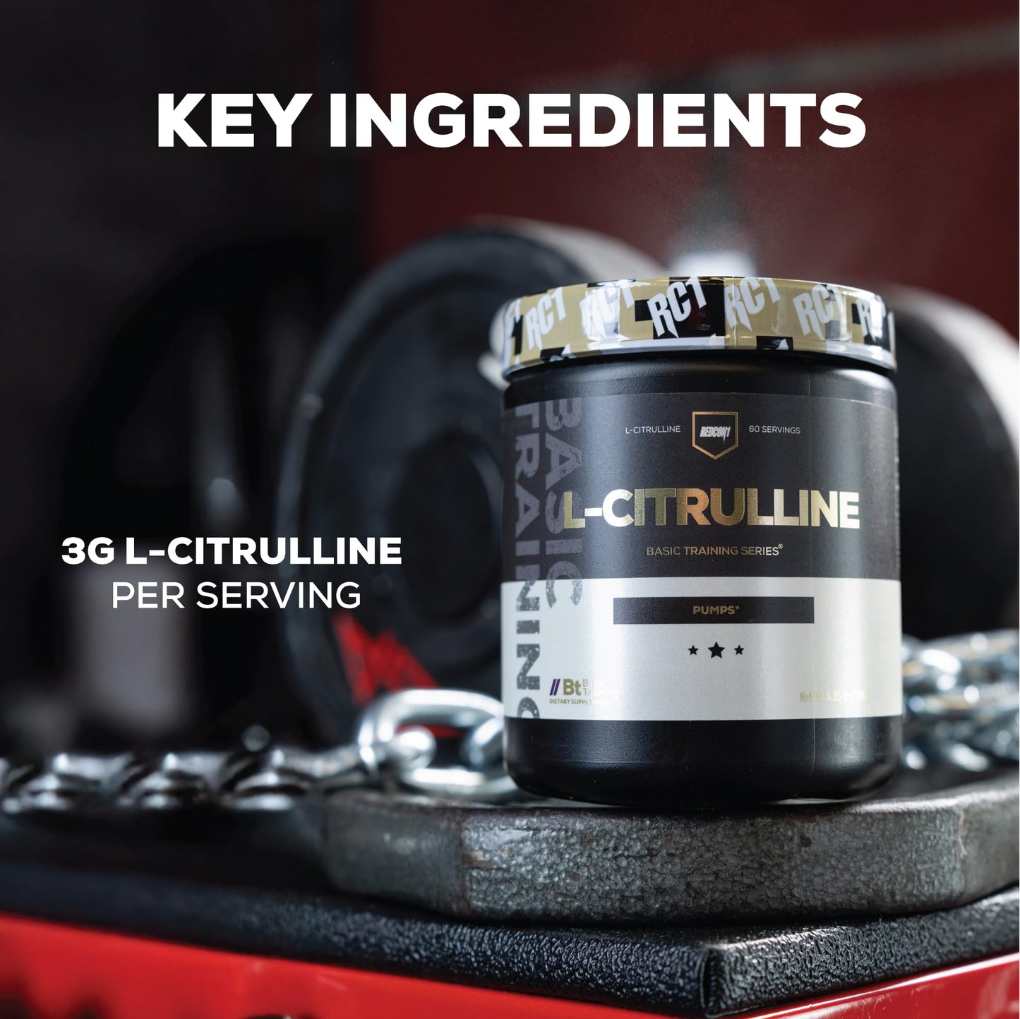 REDCON1 L-Citrulline Pump Formula Powder 6.35 Ounce