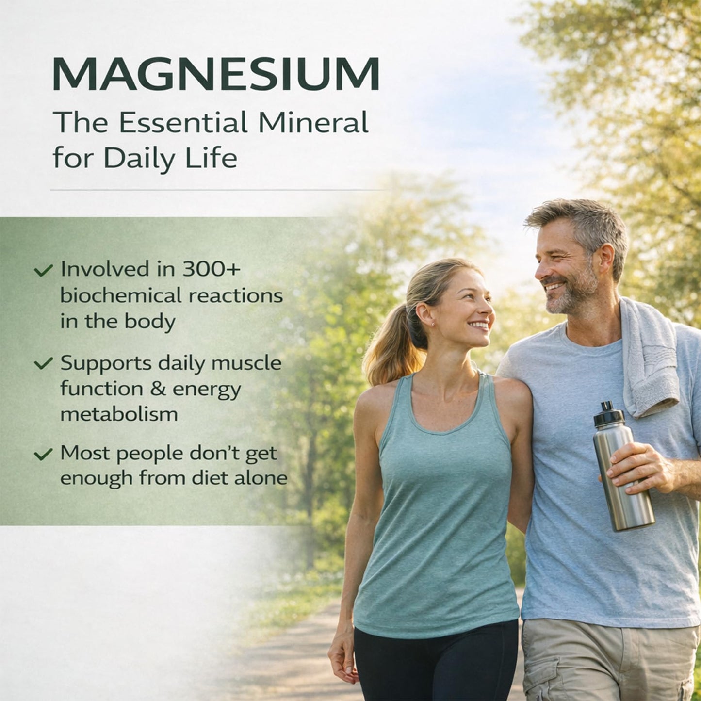 Clair Magnesio Premium Magnesium Glycinate Capsules, 90 Capsules
