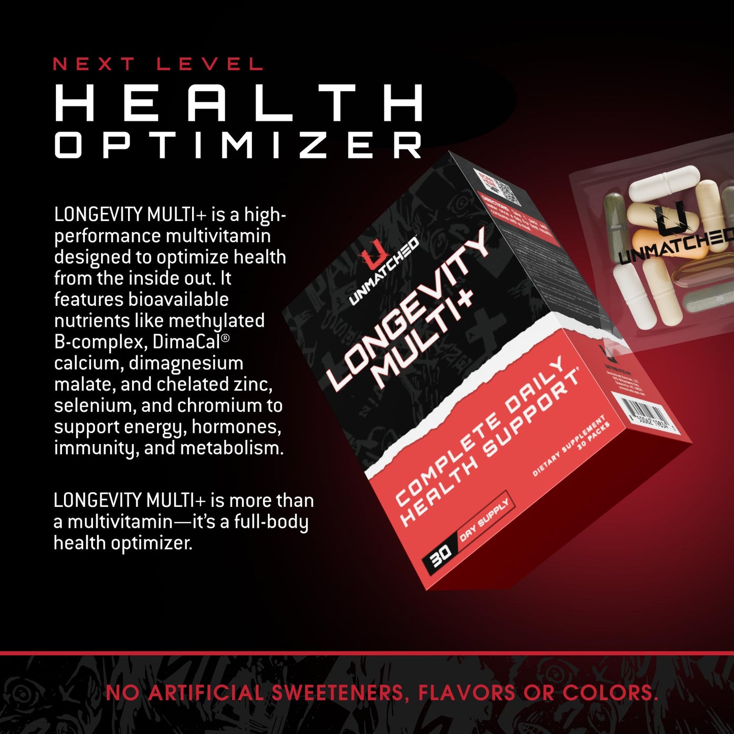 Unmatched Longevity Multi+ 300 Capsules