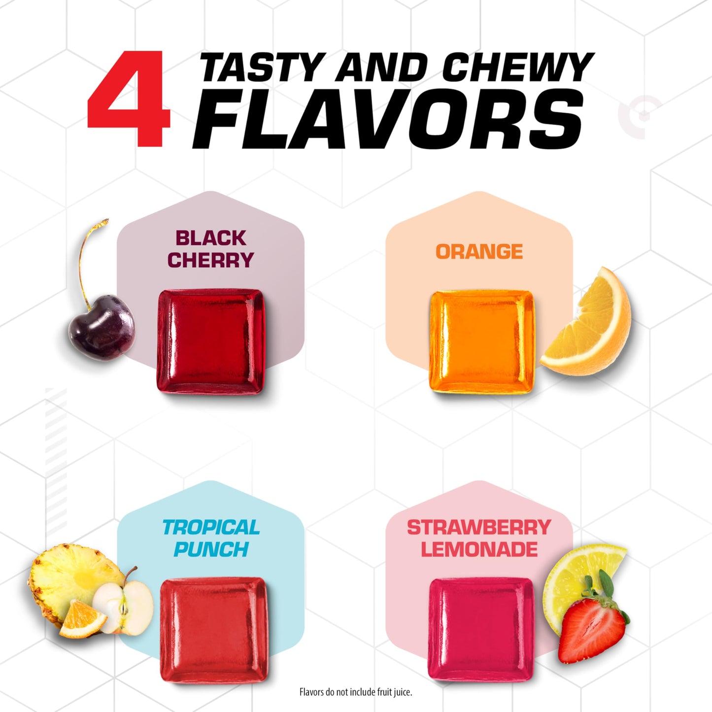 Clif Bloks Energy Chews with Caffeine Chewable 8 Count