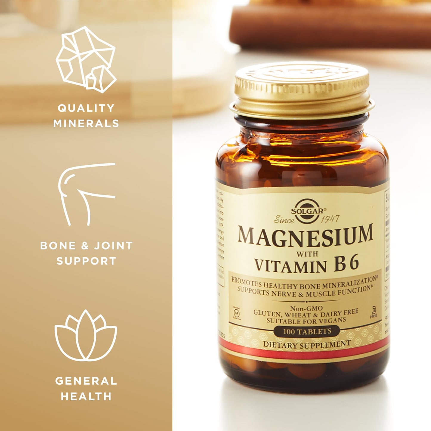 Solgar Magnesium Tablets 100 Tablets