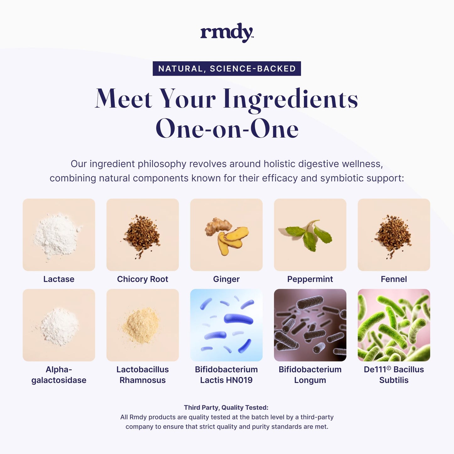 rmdy Constipation, Bloating, & Gas Relief | Relief from Diarrhea, & IBS | Probiotic for Digestive Health & Gut, 30 Capsules