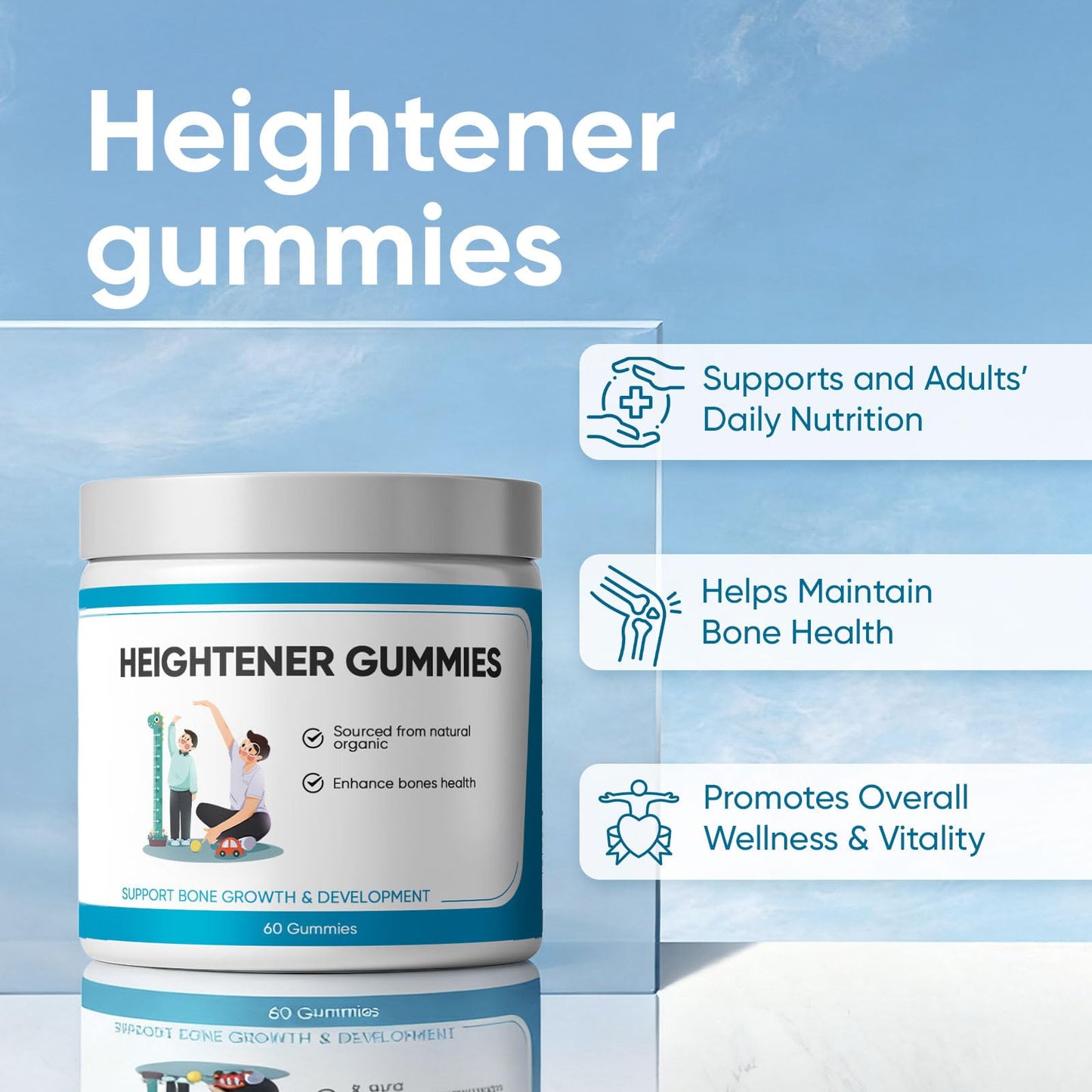 SPEORARY Heightener Gummies, 60 Gummies
