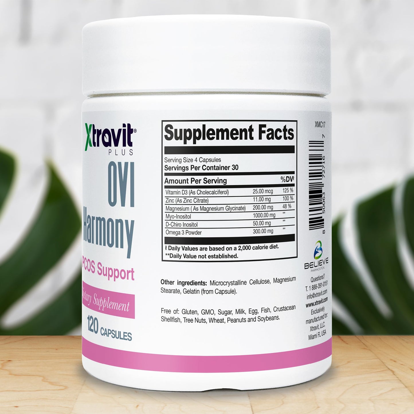 Xtravit Ovi Harmony Supplement for Women Capsules, 120 Count