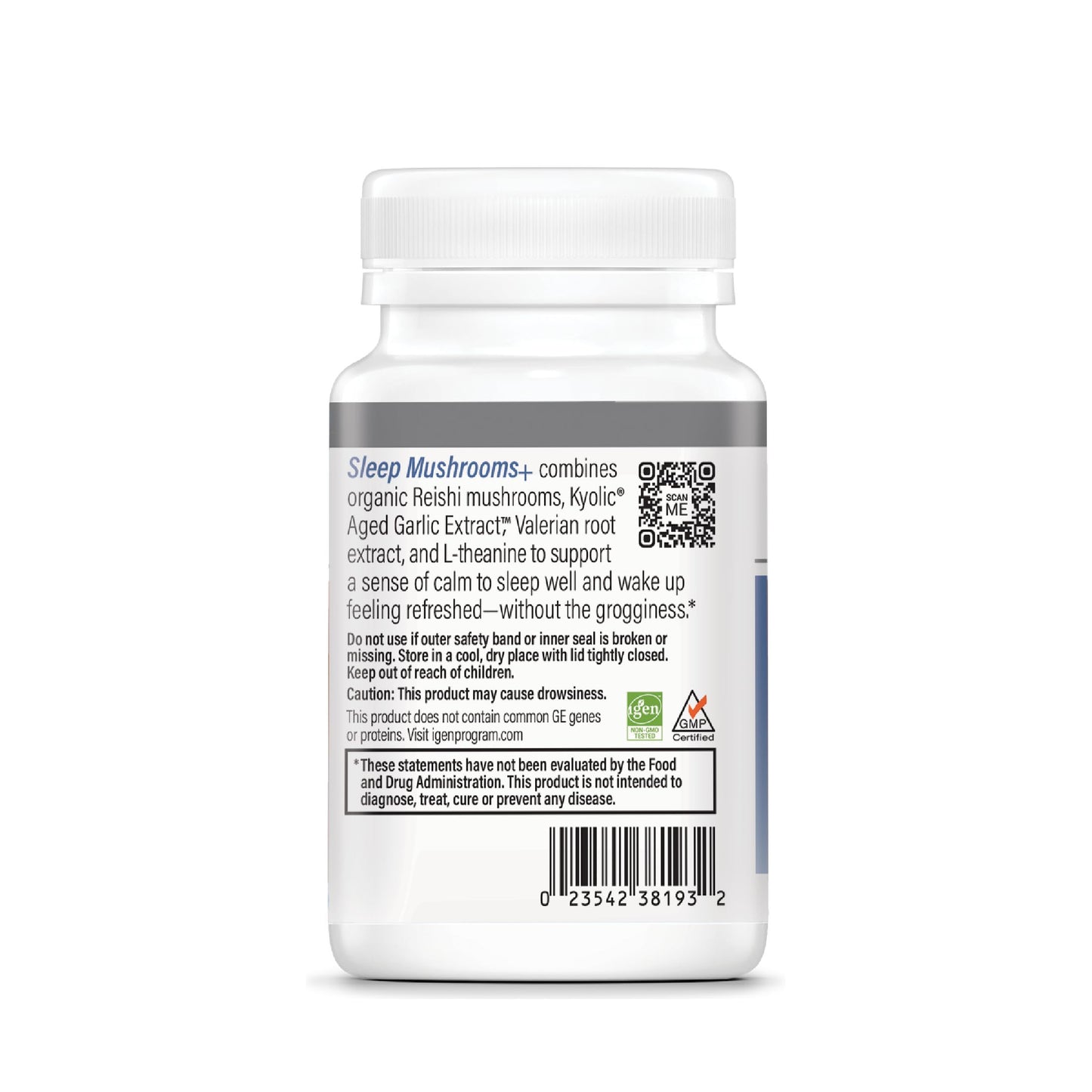 Kyolic Sleep Mushrooms+ Capsules, 30 Capsules