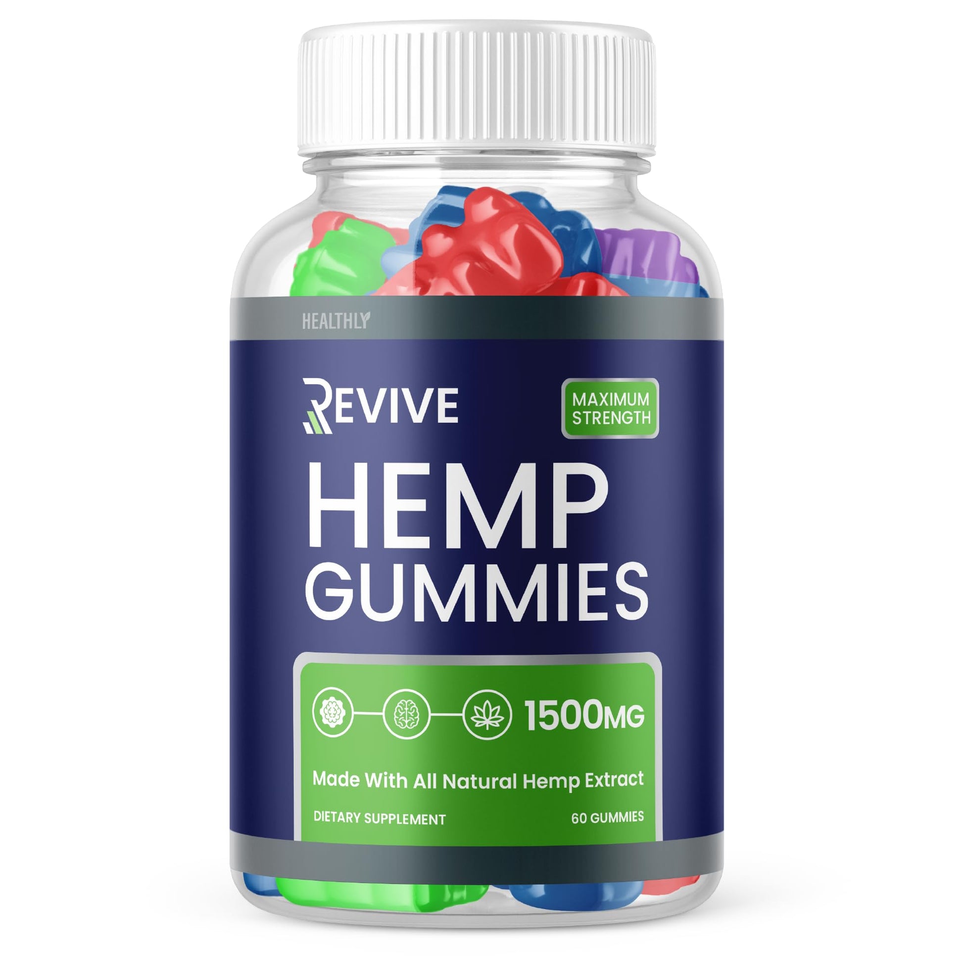Purvia Revive Hemp Gummies 60 Gummies