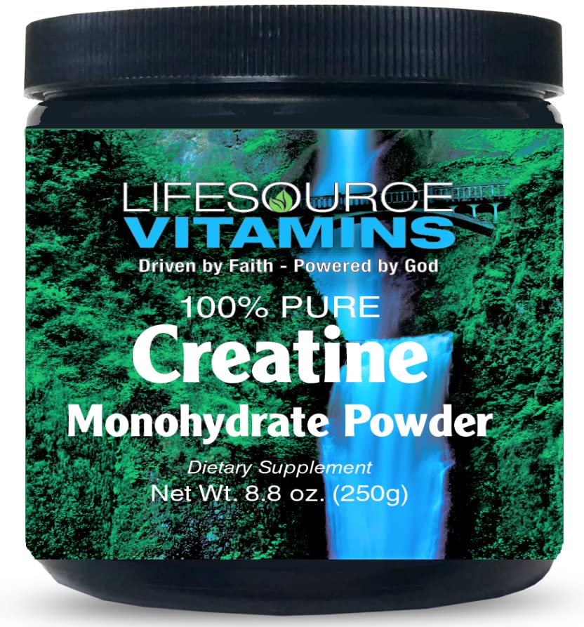 LifeSource Vitamins Creatine Monohydrate Powder 8.8 oz