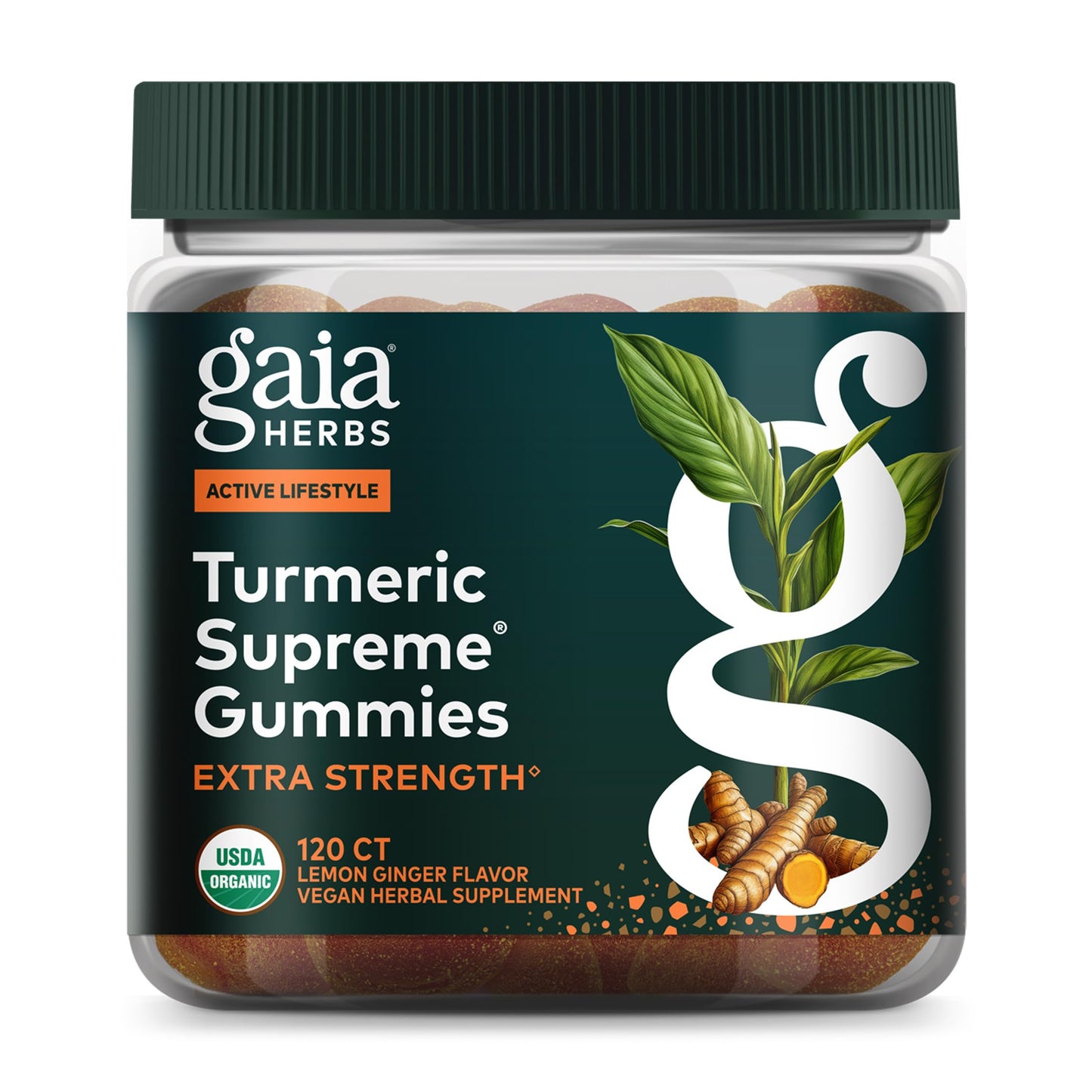 Gaia Herbs Turmeric Supreme Gummies Extra Strength 120 Gummies