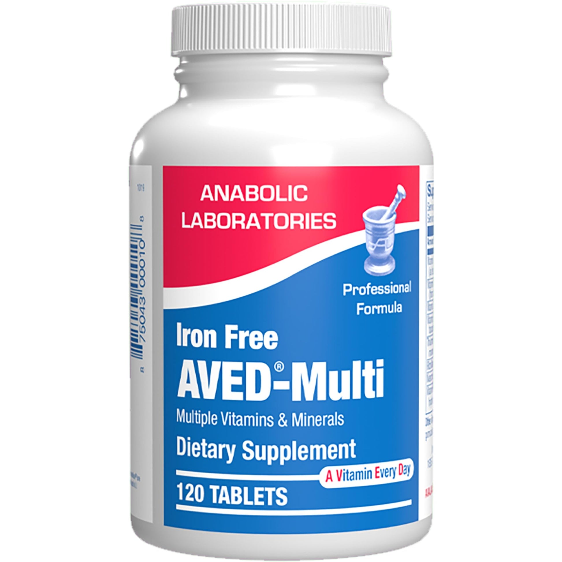 Anabolic Laboratories Iron Free Daily Multivitamin for Men and Women, 120 Tablets