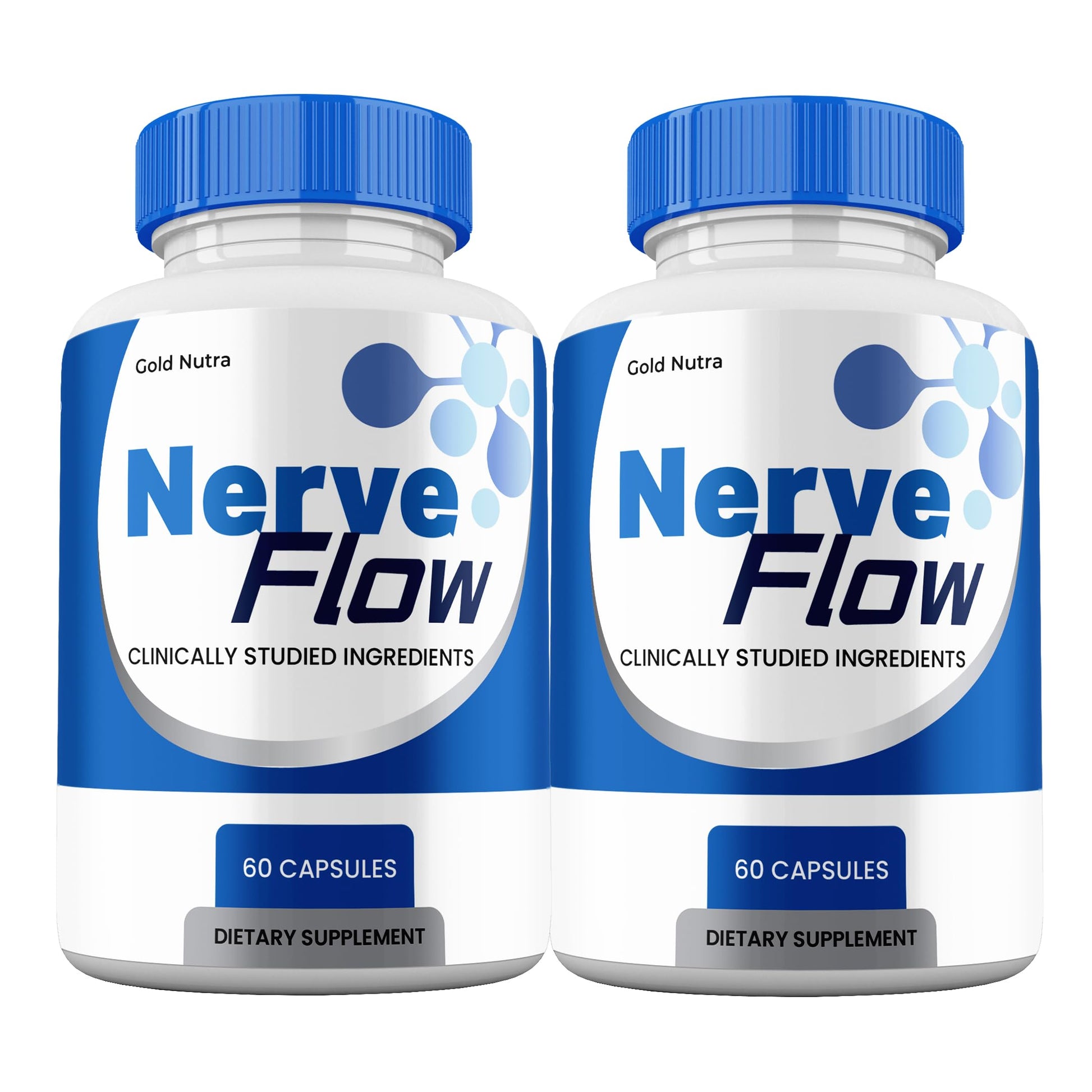 Gold Nutra Nerve Flow Supplement Capsules, 2 Capsules