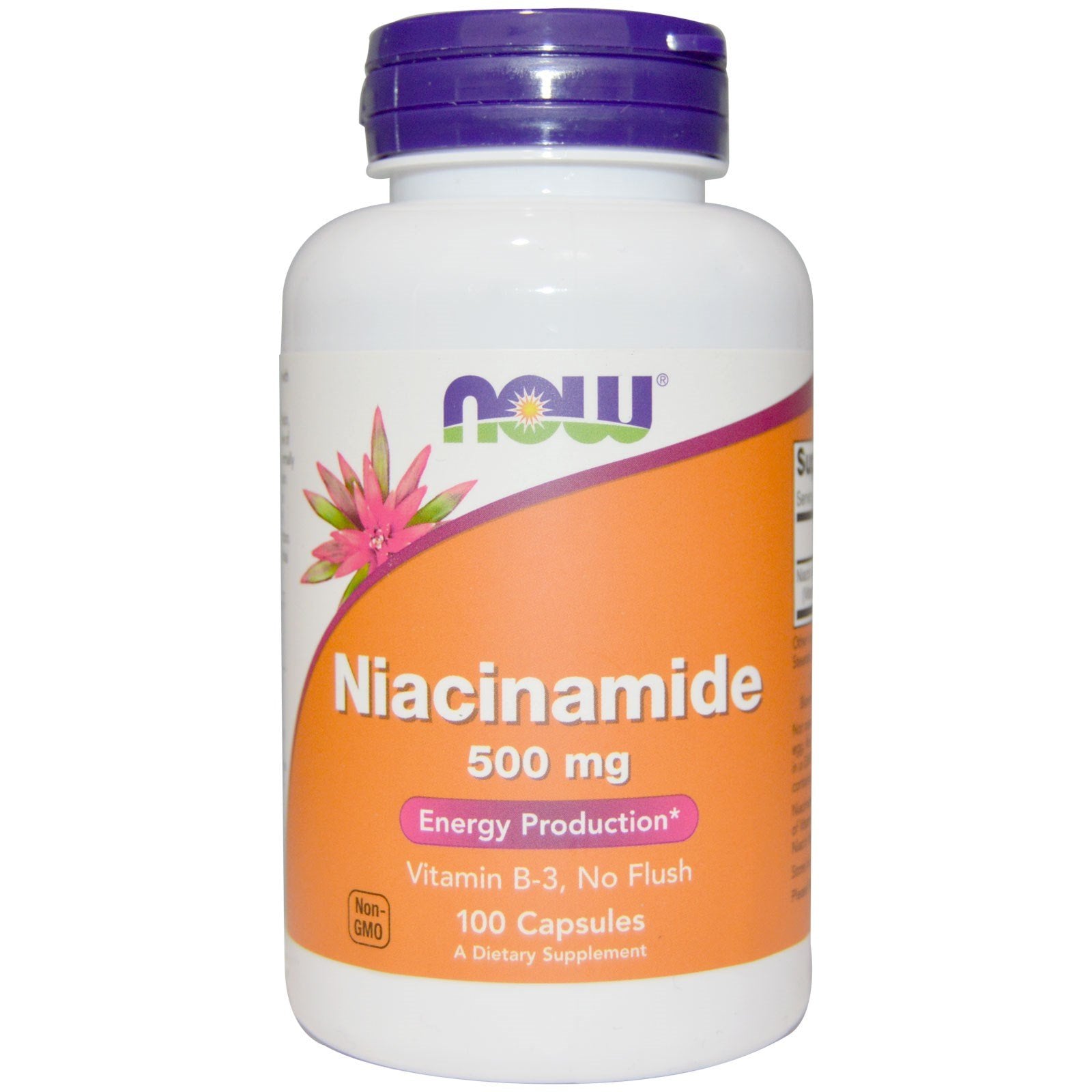 NOW Foods Niacinamide 500mg Capsules 200