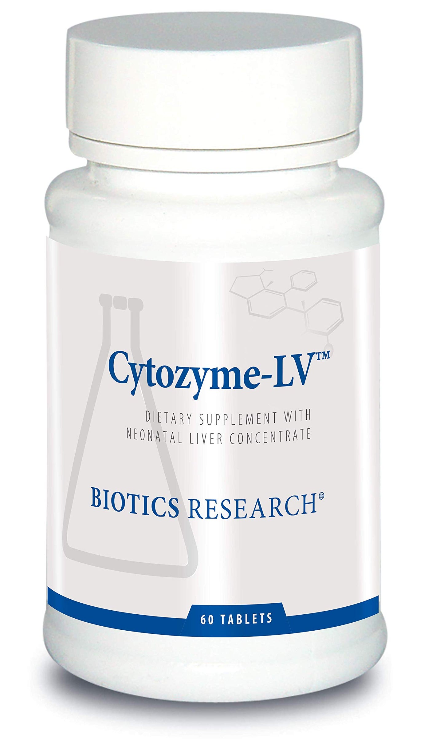 BIOTICS RESEARCH Cytozyme LV Neonatal Liver Tablet, 60 Tablets