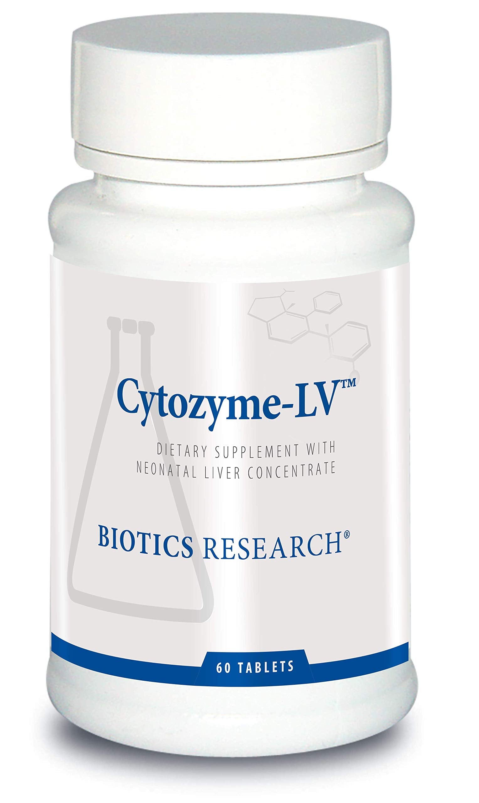 BIOTICS RESEARCH Cytozyme LV Neonatal Liver Tablet, 60 Tablets