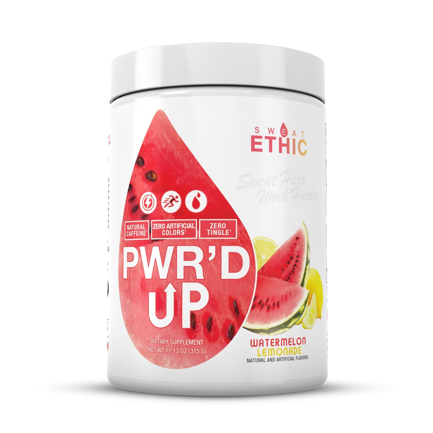 Sweat Ethic PWR’D UP Pre Workout Powder, 12 Ounce