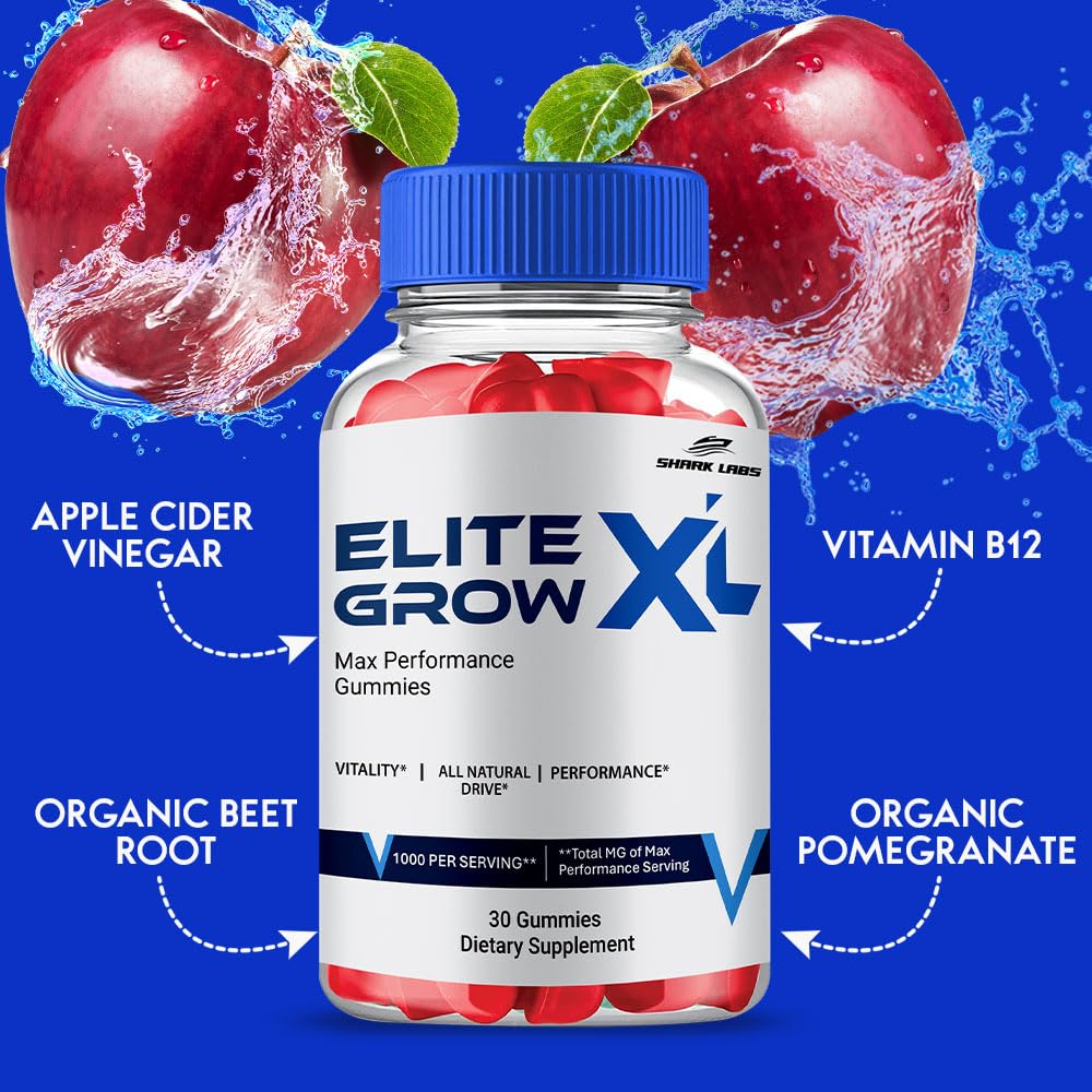 Shark Labs Elite Grow XL Gummies 30 Count