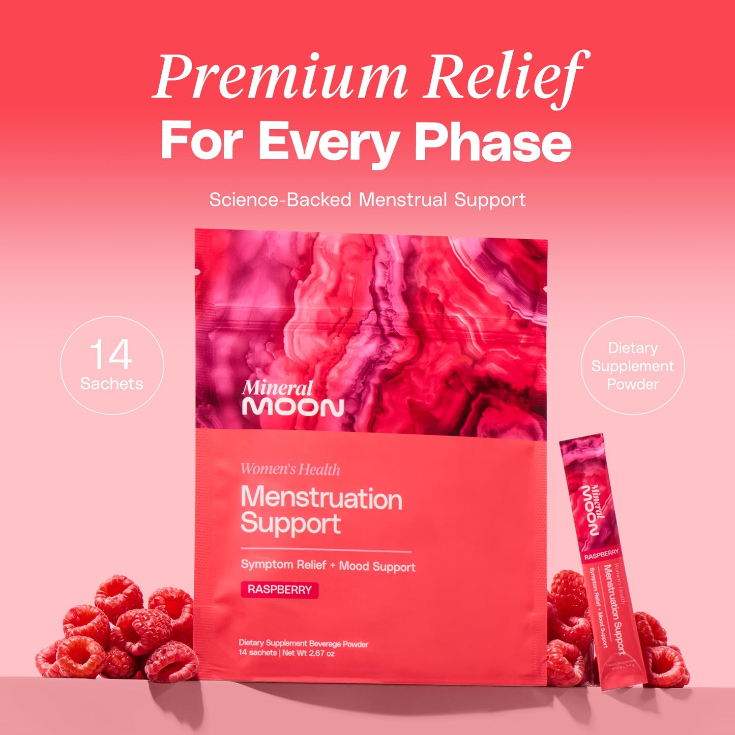 Mineral Moon Premium Menstruation Support Powder 2.67 oz