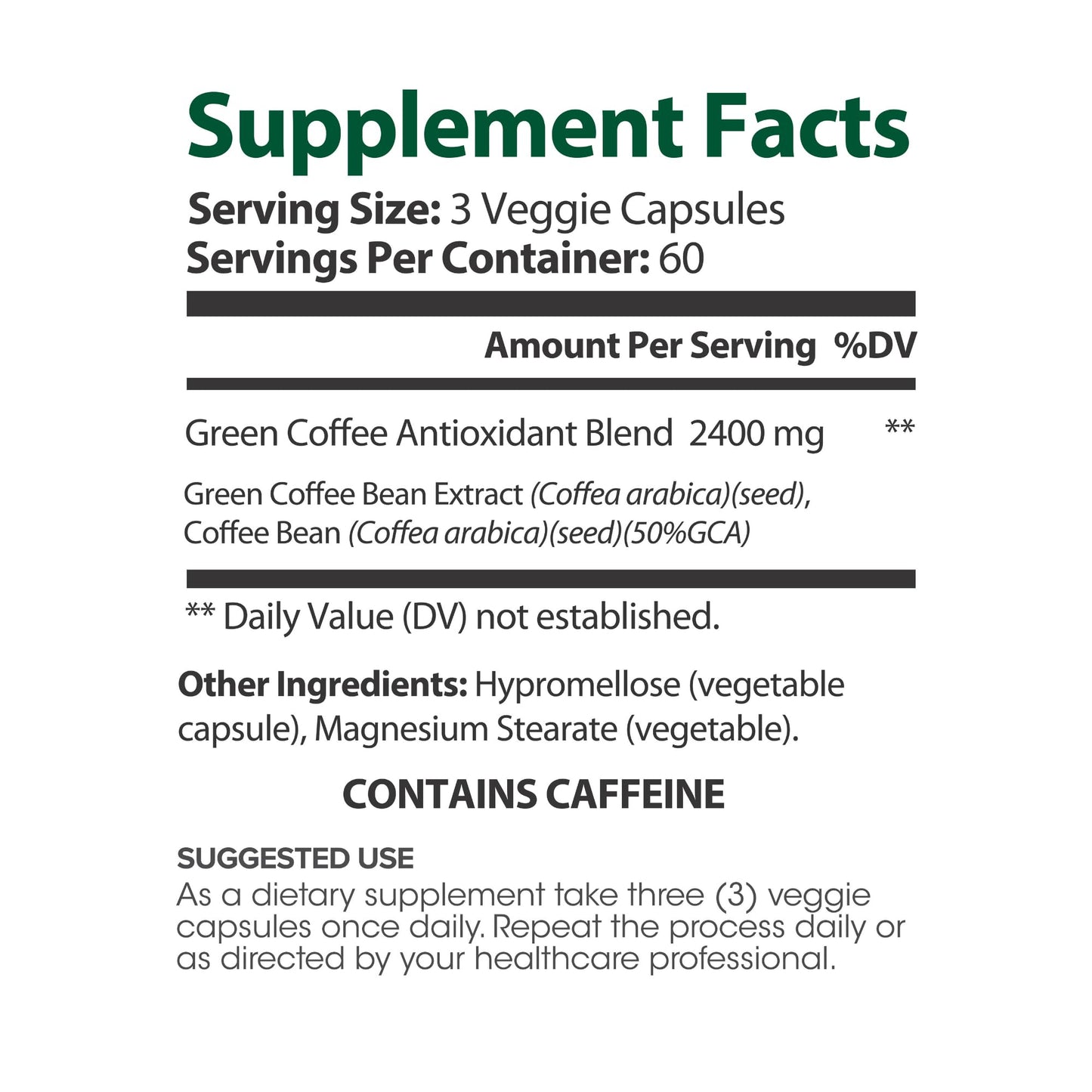 Lumen Naturals Green Coffee Blend for Women Capsules 180 Count