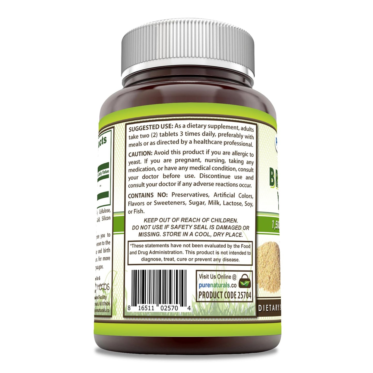 Pure Naturals Brewer's Yeast Supplement Tablet 1