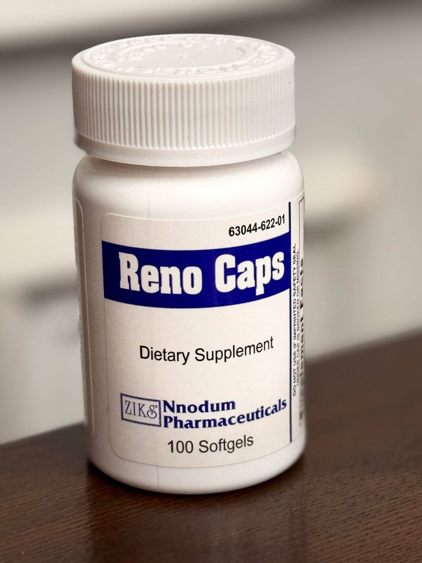 Ziks Reno Cap Softgel Capsules 100 Count
