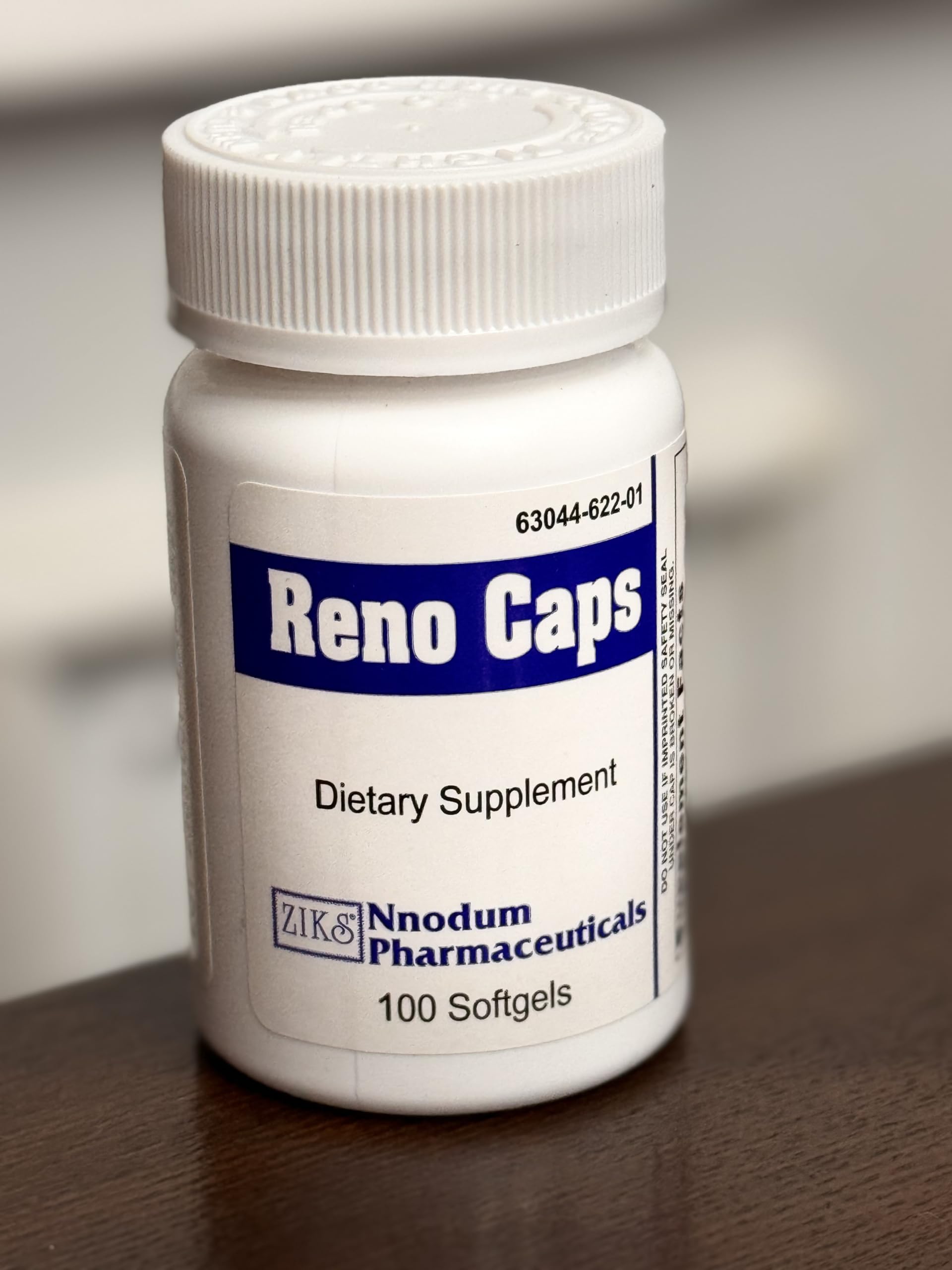 Ziks Reno Cap Softgel Capsules 100 Count