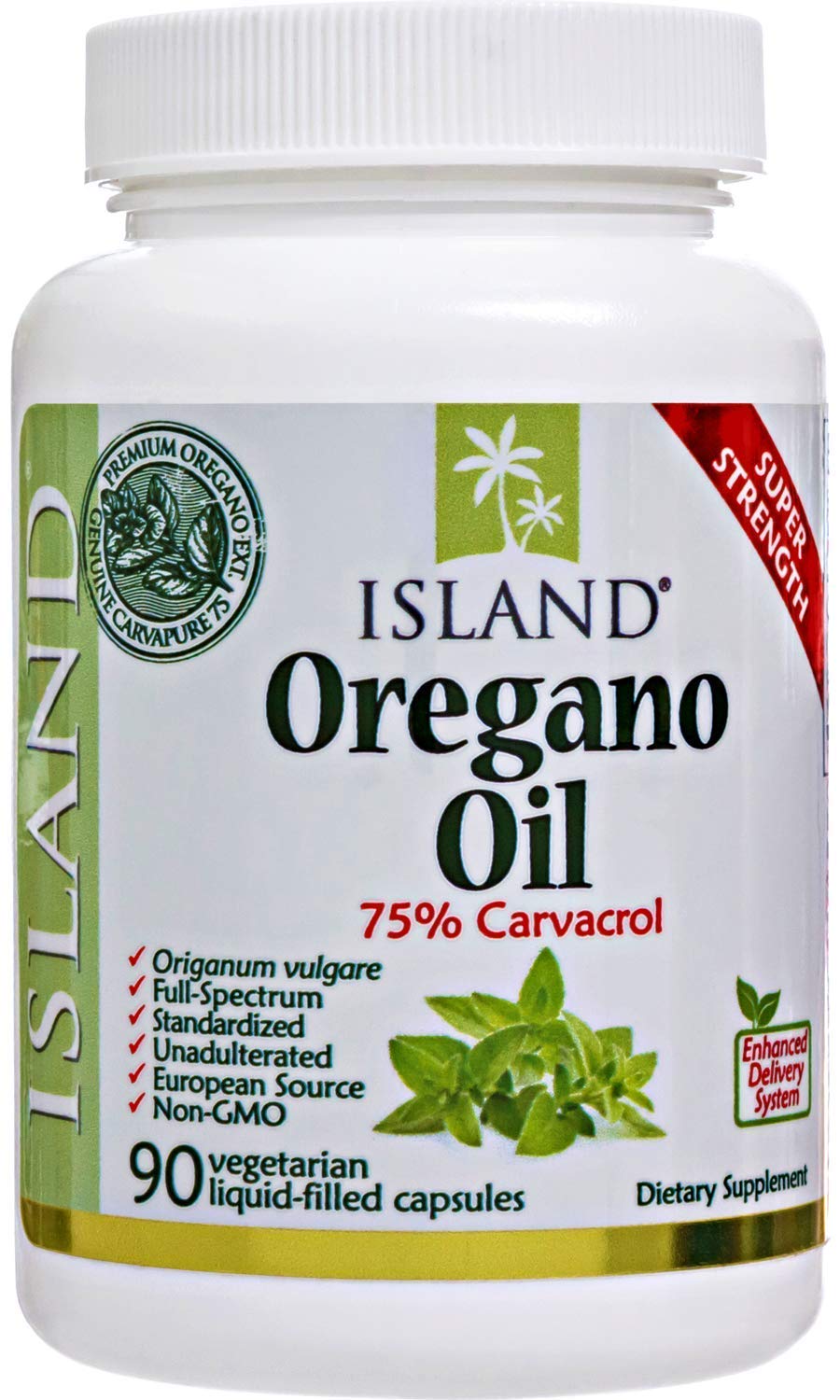 Island Nutrition Oregano Oil Capsules 90 Count