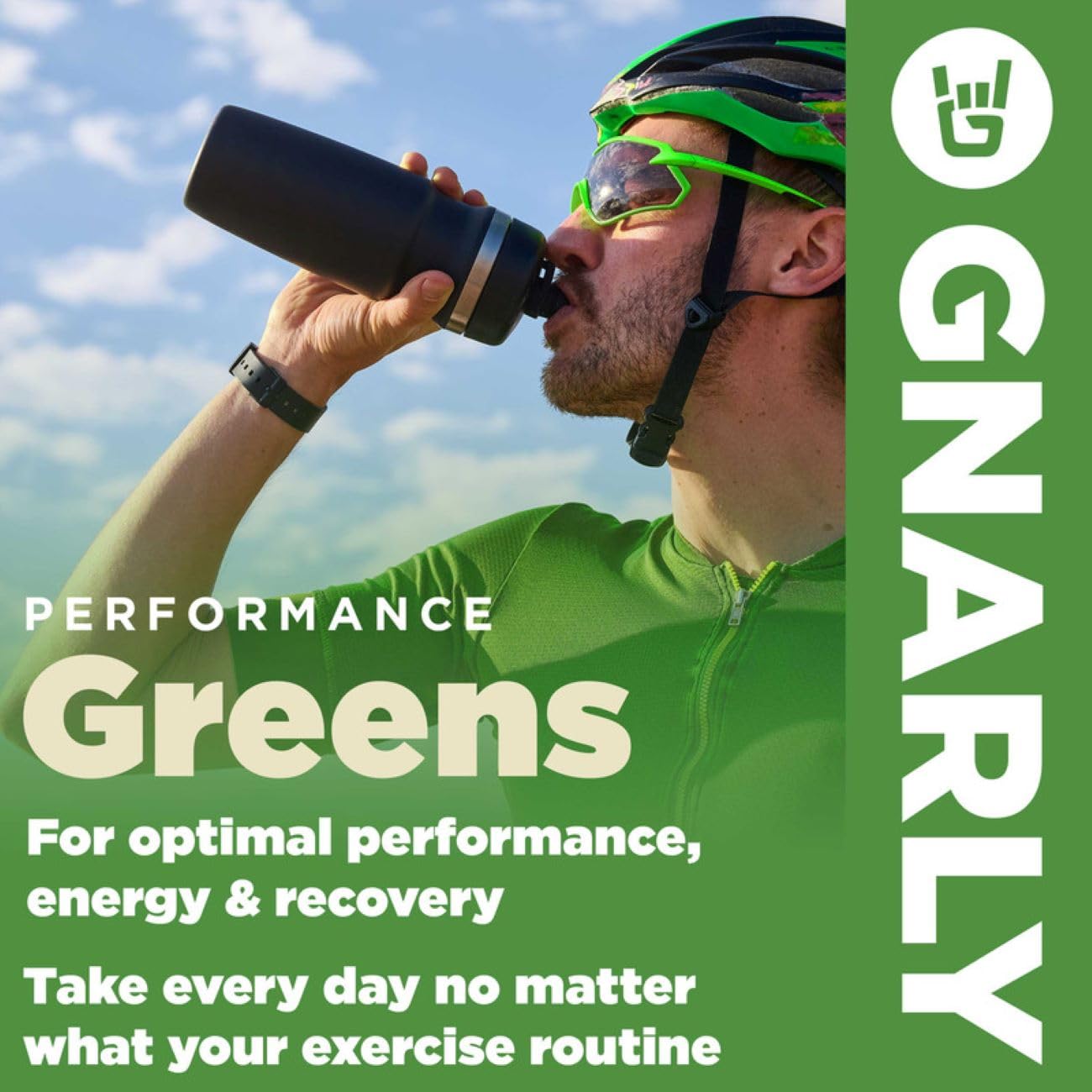 Gnarly Nutrition Greens Superfood Powder – Lemon Mint, Performance Super Greens – NSF Certified, Organic, Probiotics & Essential Micronutrients, 11.64 oz