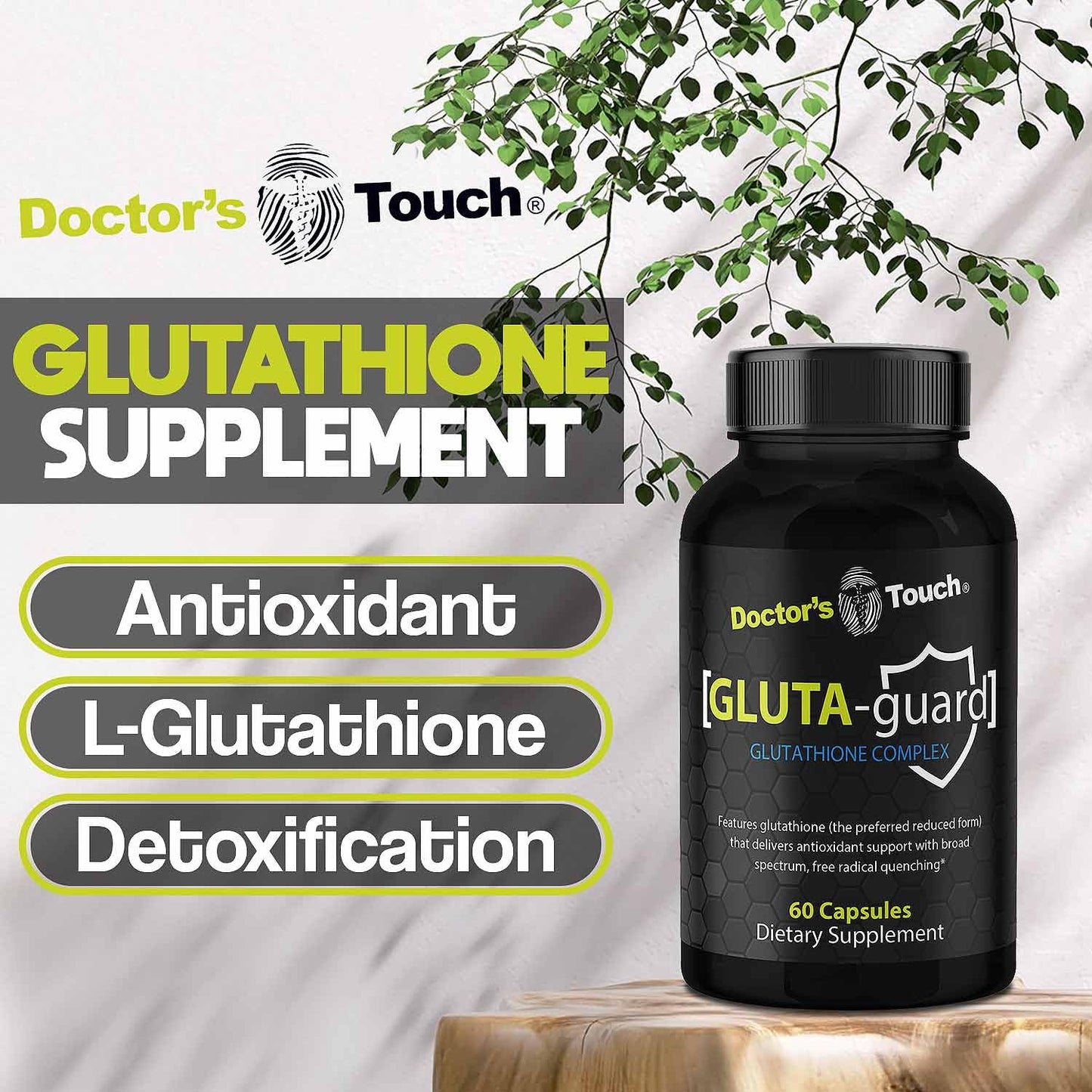 Doctor's Touch Liposomal Glutathione Supplement Capsule 1 Count