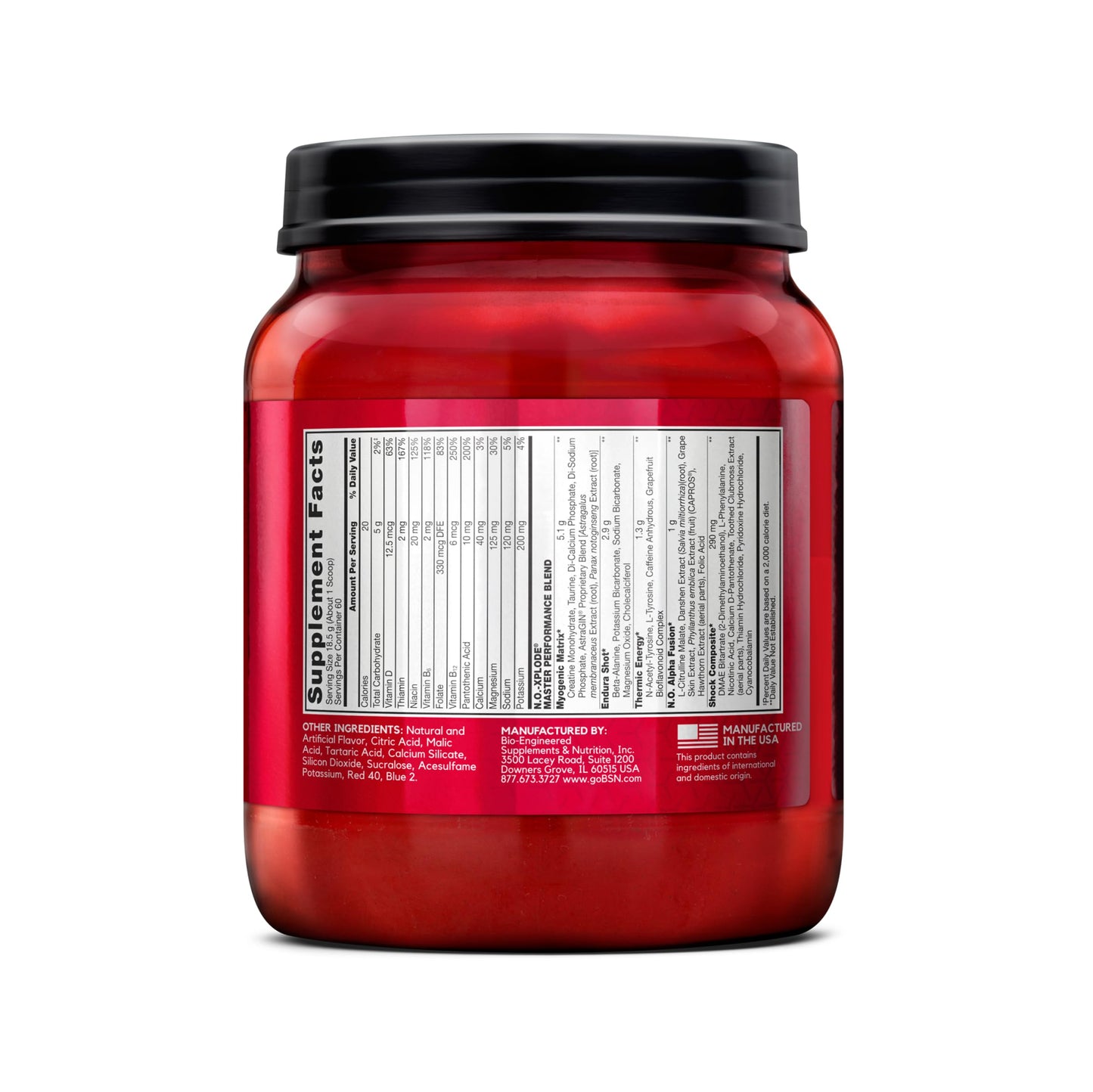 BSN N.O.-XPLODE Pre Workout Powder 39.2 oz
