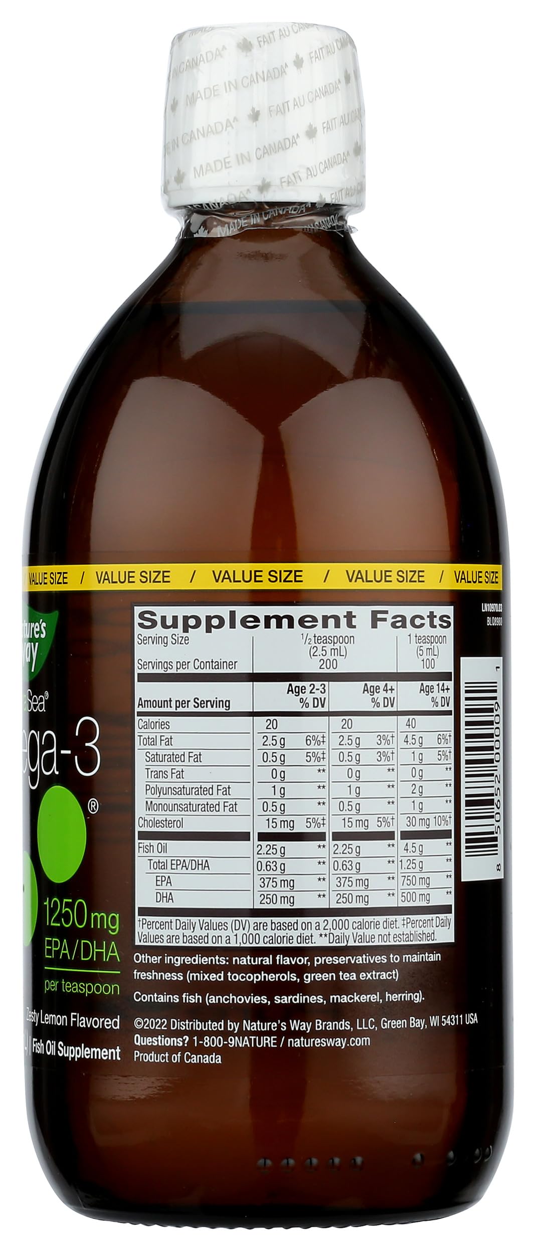 Nature's Way Nutra Sea Original Capsule 16.9