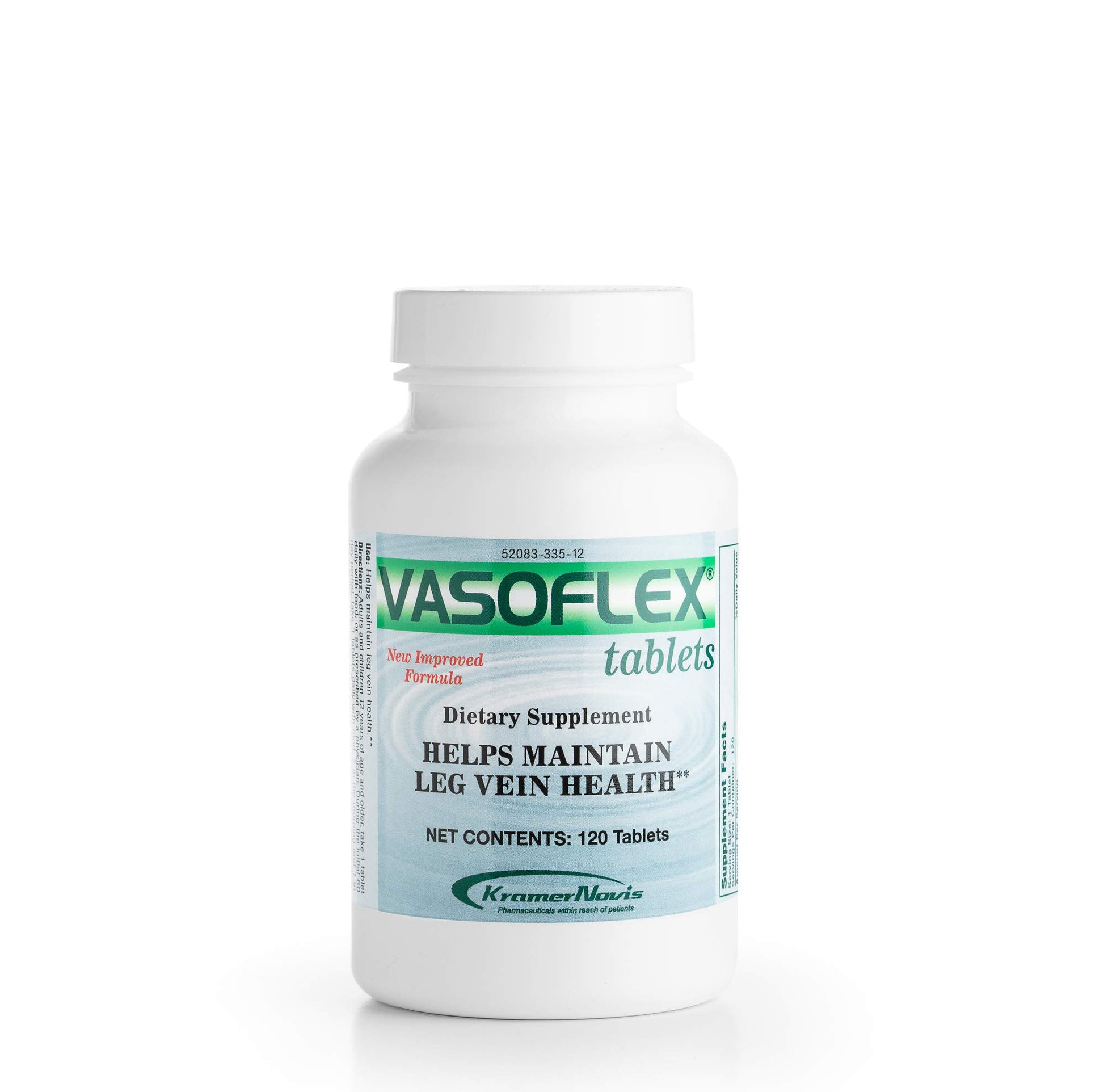 Vasoflex Vitamin C Complex with Citrus Bioflavonoids, Rutin, Hesperidin Complex, Witch Hazel Extract, Horse Chestnut Extract, Hawthorn Berry Leg Vein Supplement Tablets, 120 Count