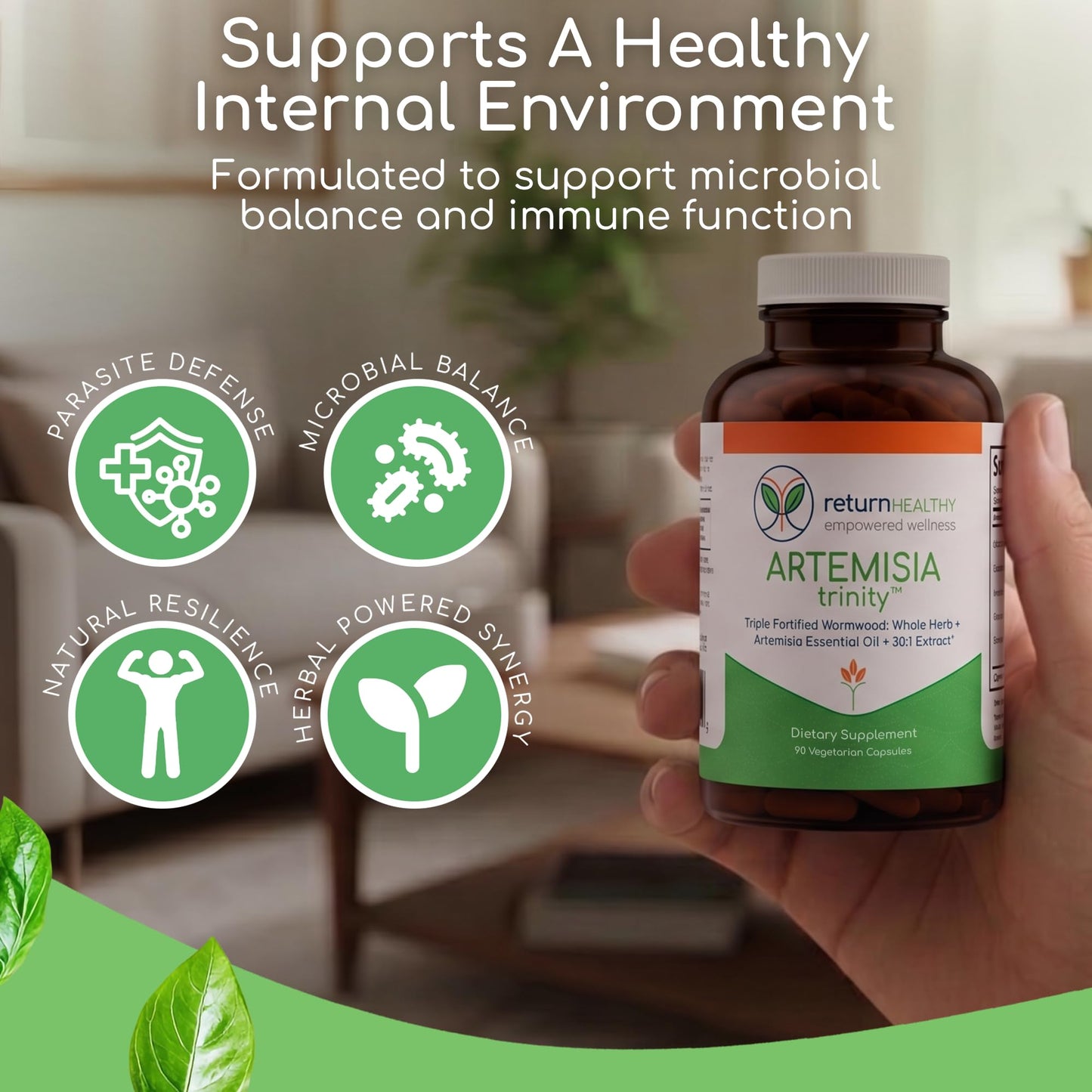 Return Healthy Artemisia Trinity Capsules 90