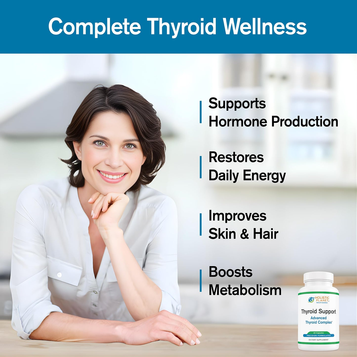 Holistic Planet Thyroid Support Capsule 60 Count