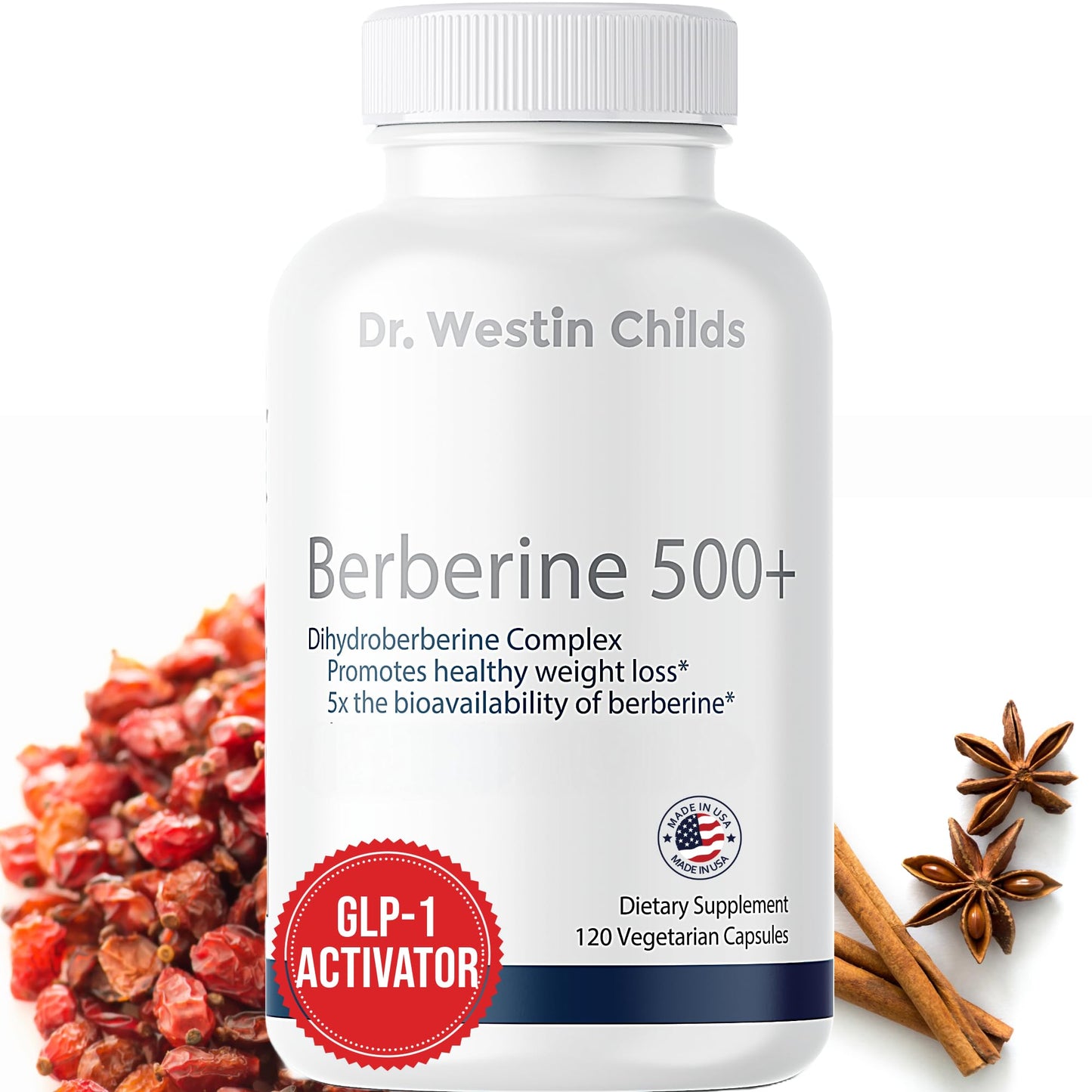 Dr. Westin Childs Dihydroberberine Supplement 200 mg Capsule, 120 Count